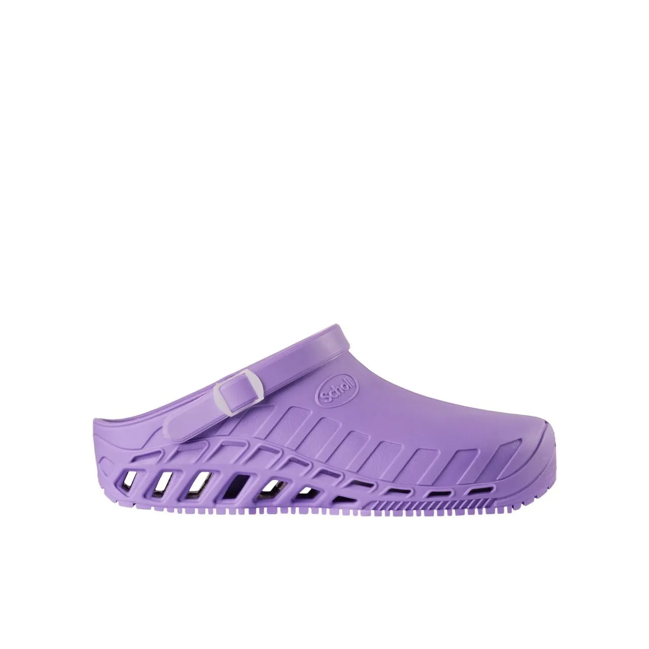 Scholl Clog Evo, Zoccoli Sanitari Medicali Unisex - Adulto, Lilla, 36.5 EU