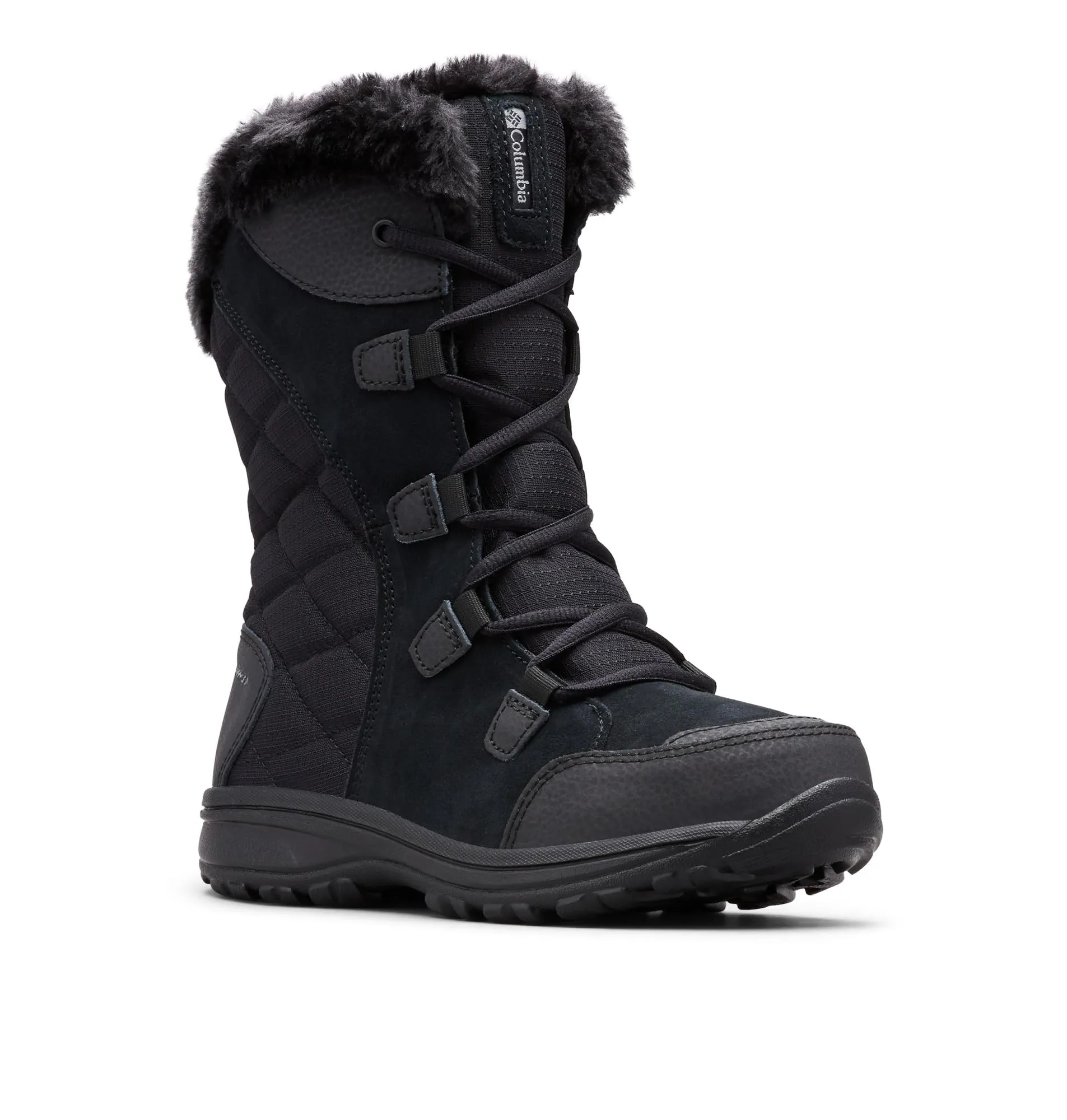 Columbia Ice Maiden 2, Stivali da neve Donna, Black/Columbia Grey 2024 , 36.5 EU