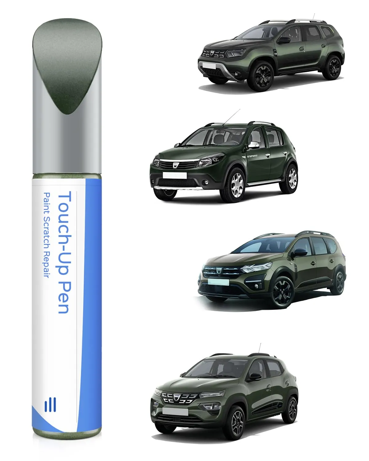 PARTS4EV KNA Gris Comete Metallic/Cometa Grigio Metallizzato Vernice per ritocchi Dacia Accordatura esatta – Riparazione di graffi e scheggiature