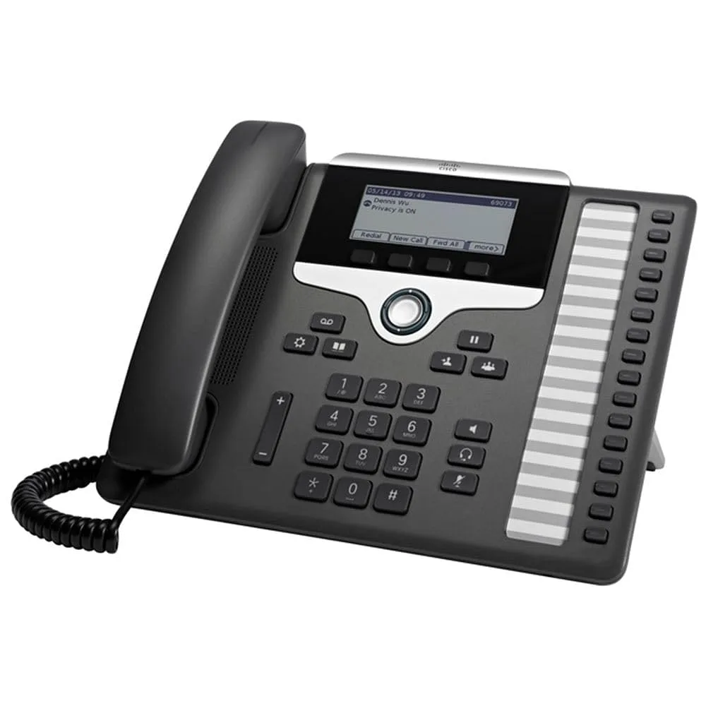 Cisco IP Phone 7861 - VoIP Phone - Sip, SRTP - 16 Lines - Charcoal - remanufactured