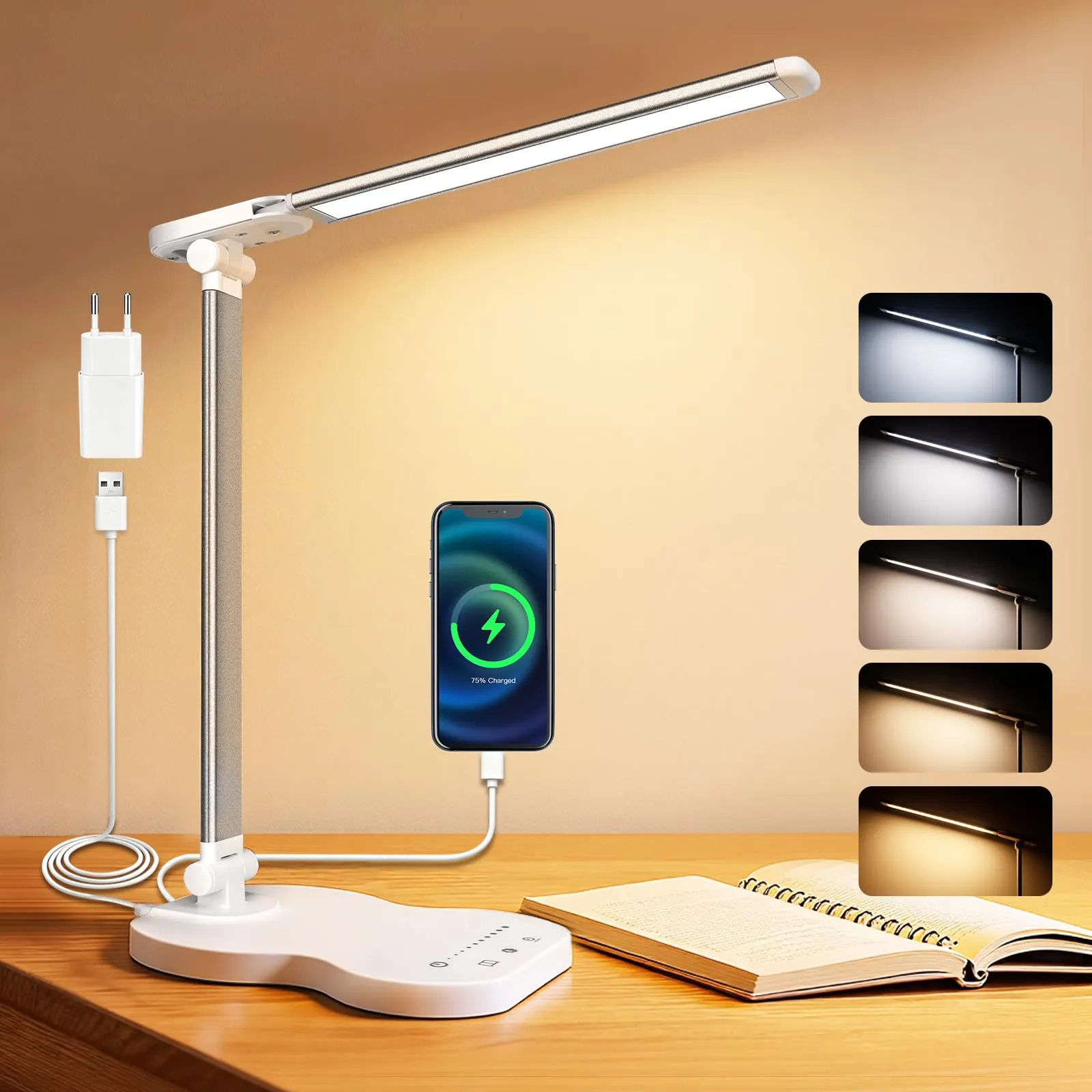 Caldarax Lampada da Scrivania LED