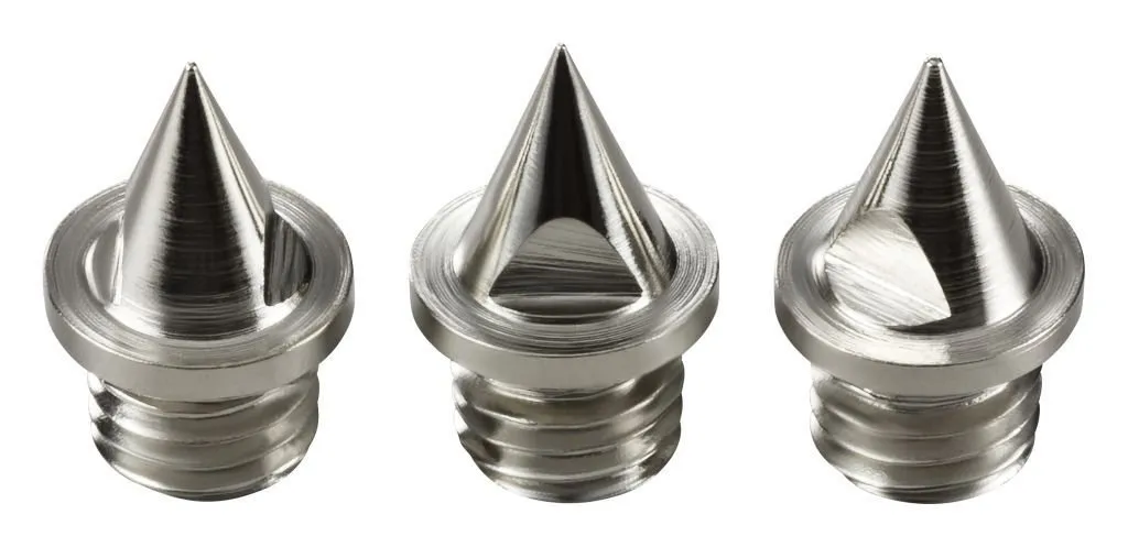 LAUFSTOFF Punte per Atletica Leggera, Punte di Ricambio per Unghie (6 mm, 14 Pezzi)
