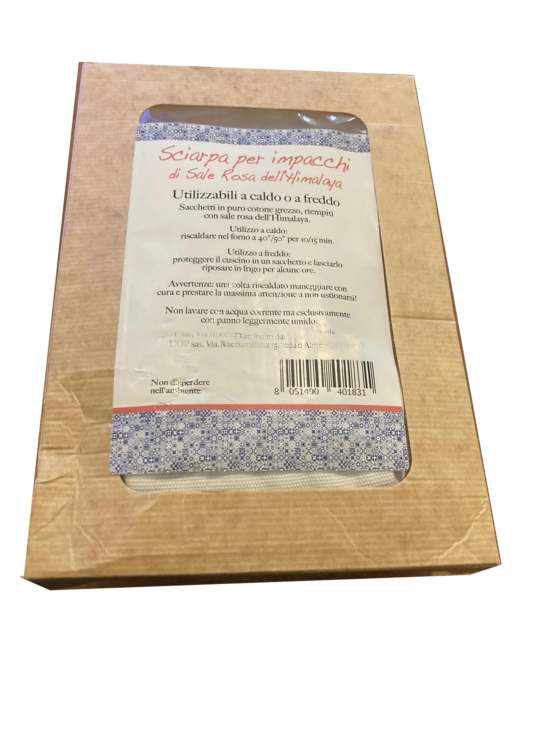 Cuscino di sale rosa dell'Himalaya caldo, freddo dolori cervicale generico occhi (generico)
