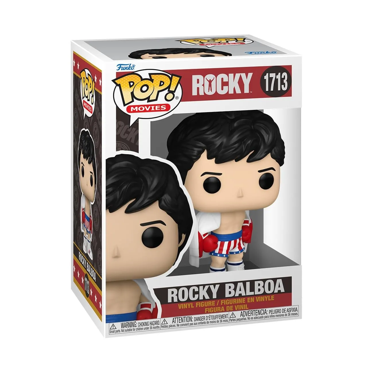 Funko Pop! Movies: Rocky Balboa – Rocky Balboa - (Rocky Balboa IV) ​ - Rocky Franchise - Figura in Vinile da Collezione - Idea Regalo - Merchandising Ufficiale - Giocattoli per Bambini e Adulti