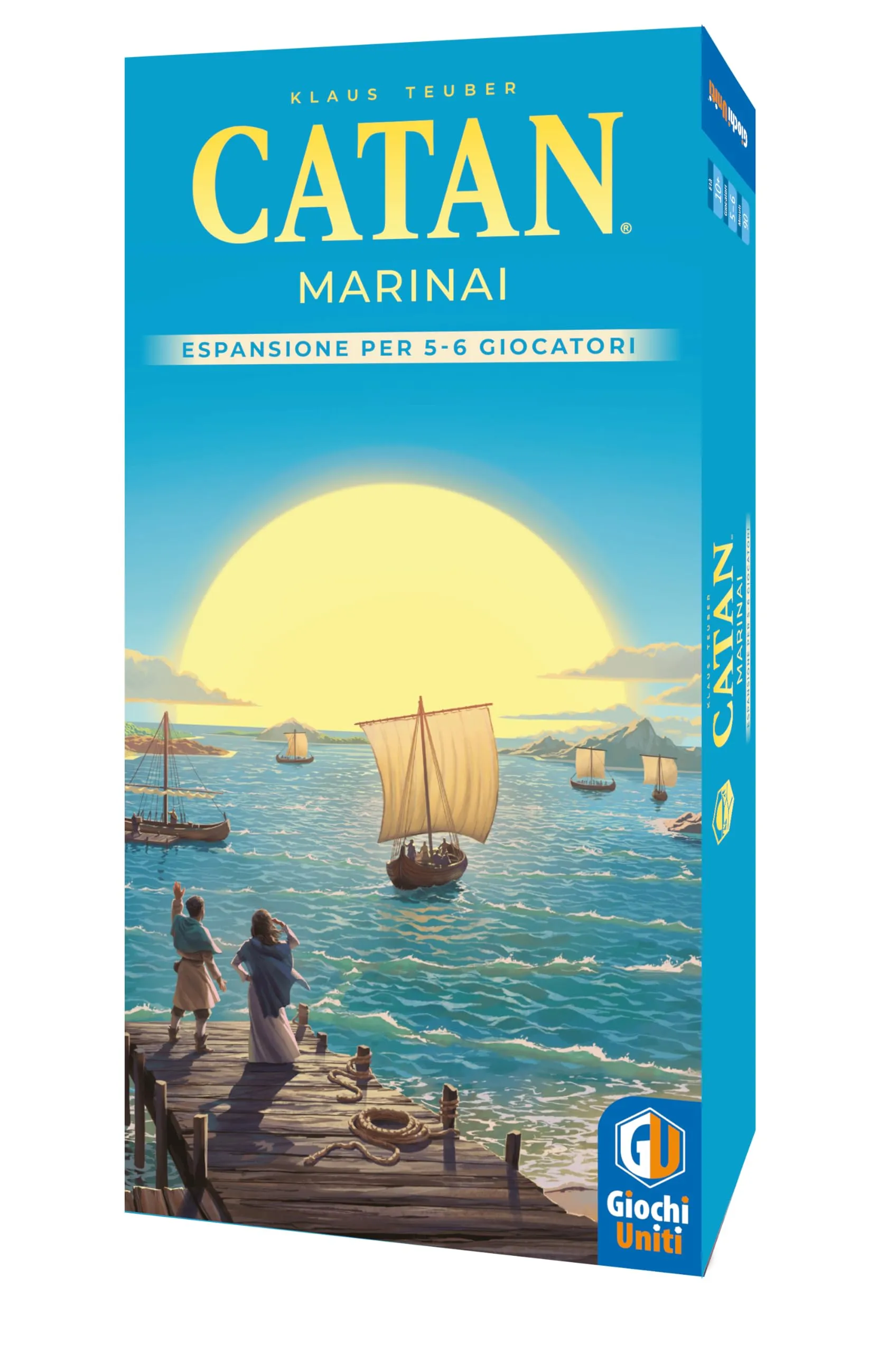 Giochi Uniti - CATAN Relaunch: Marinai, Exp 5/6 – Gioco da tavolo, 3-6 Giocatori, 10+ Anni, GU823, Edizione italiana