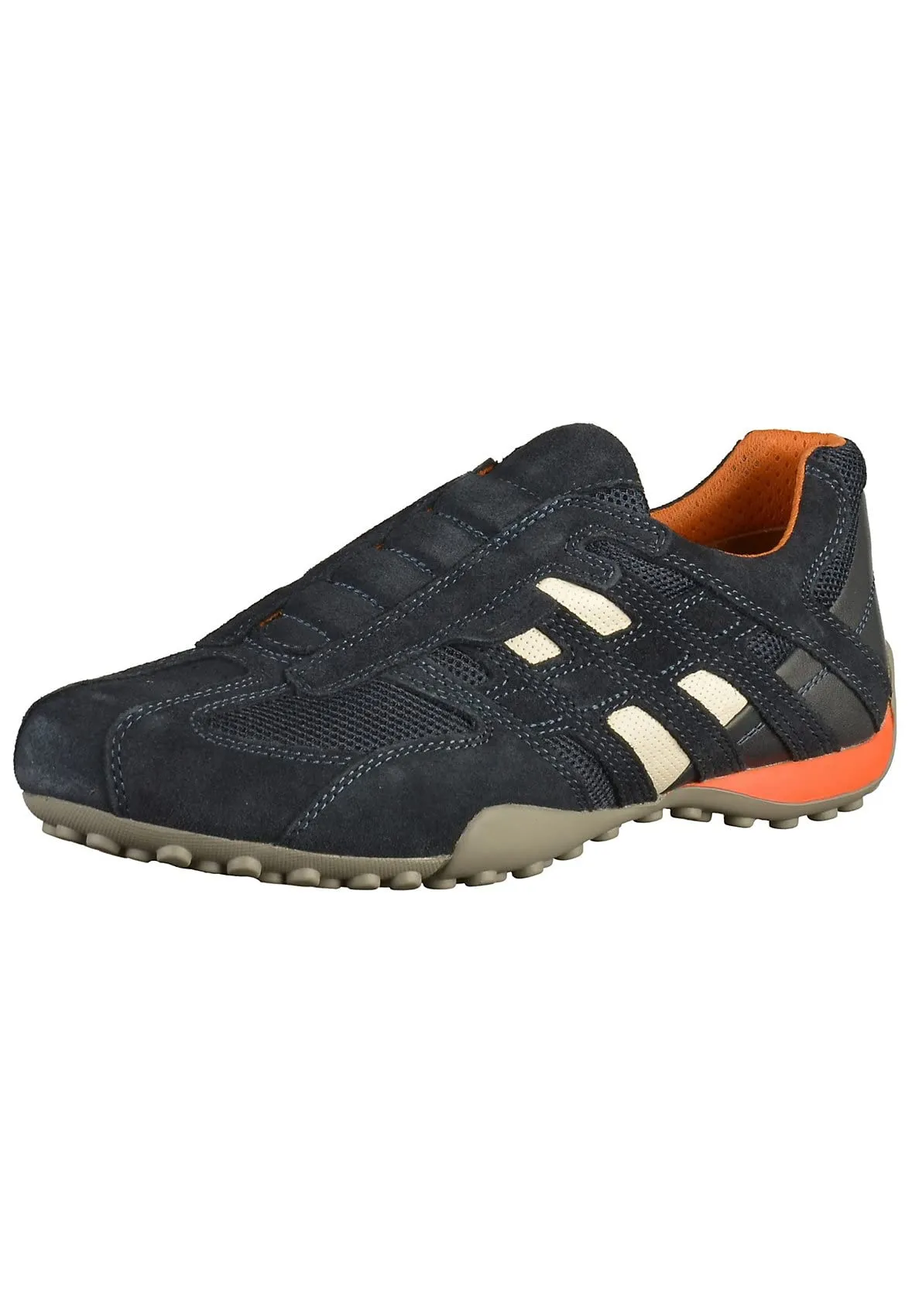 Geox Uomo Snake L, Sneakers Uomo, Blu Navy, 44 EU