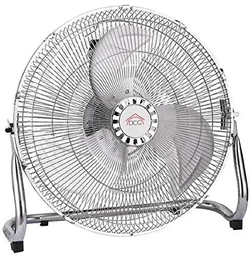 DCG Eltronic CRB1220 fan - household fans (Chrome, AC 230 V, 50 Hz)