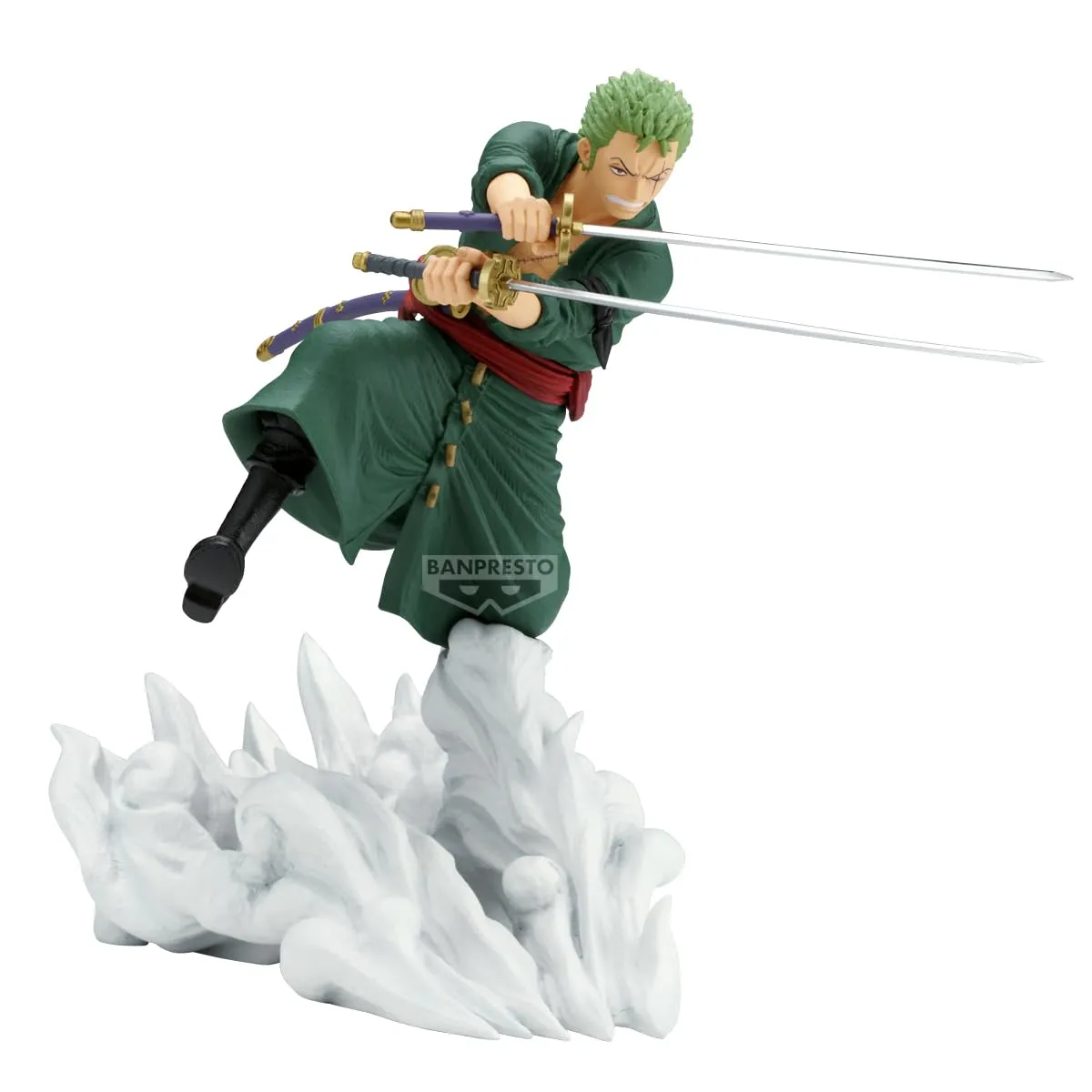 Banpresto Figura di azione Roronoa Zoro One Piece - Senkozekkei - (Egghead Ver) 15 cm - Multicolore BP29205P - Figura da collezione - Ottimo per i fan degli anime
