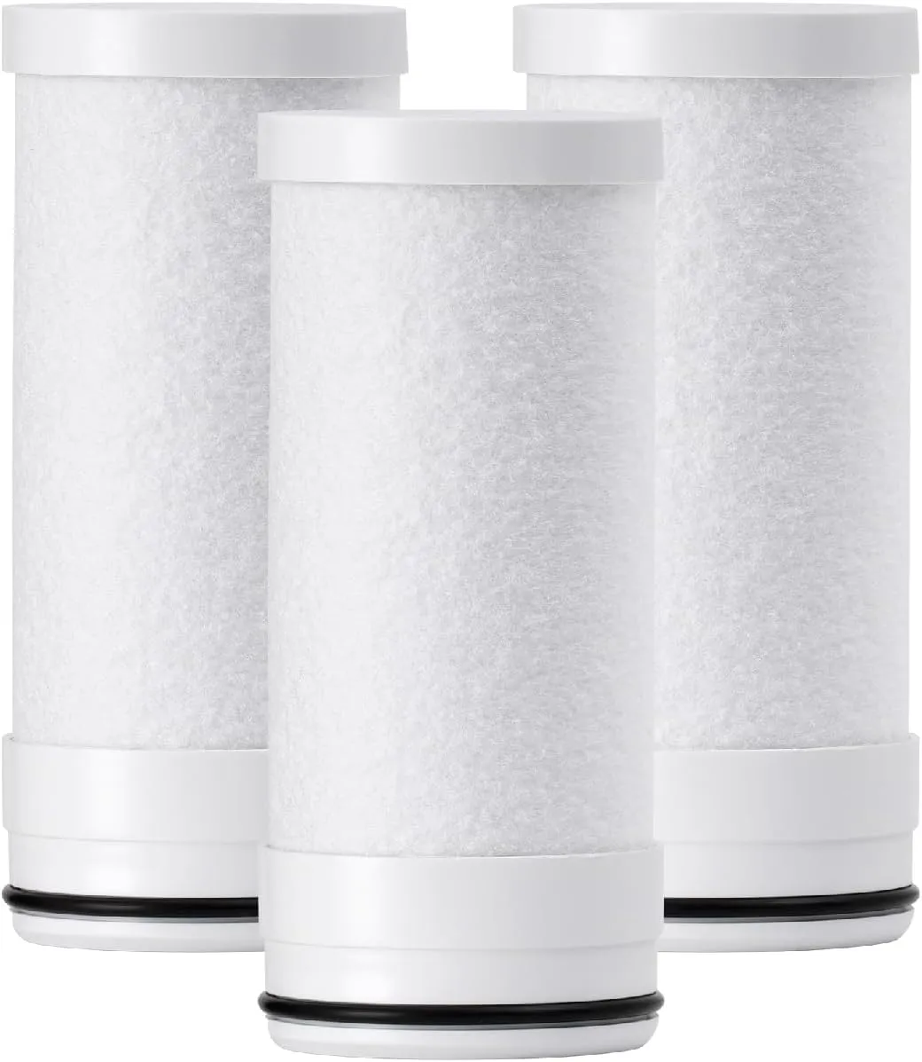 Waterdrop WD-FF-03A Filtro Sostitutivo per Rubinetto WD-FC-06, Riduce del 94,42% Cloro, Cattivo Sapore e Altro, Dura Fino a 9 Mesi (Confezione da 3)