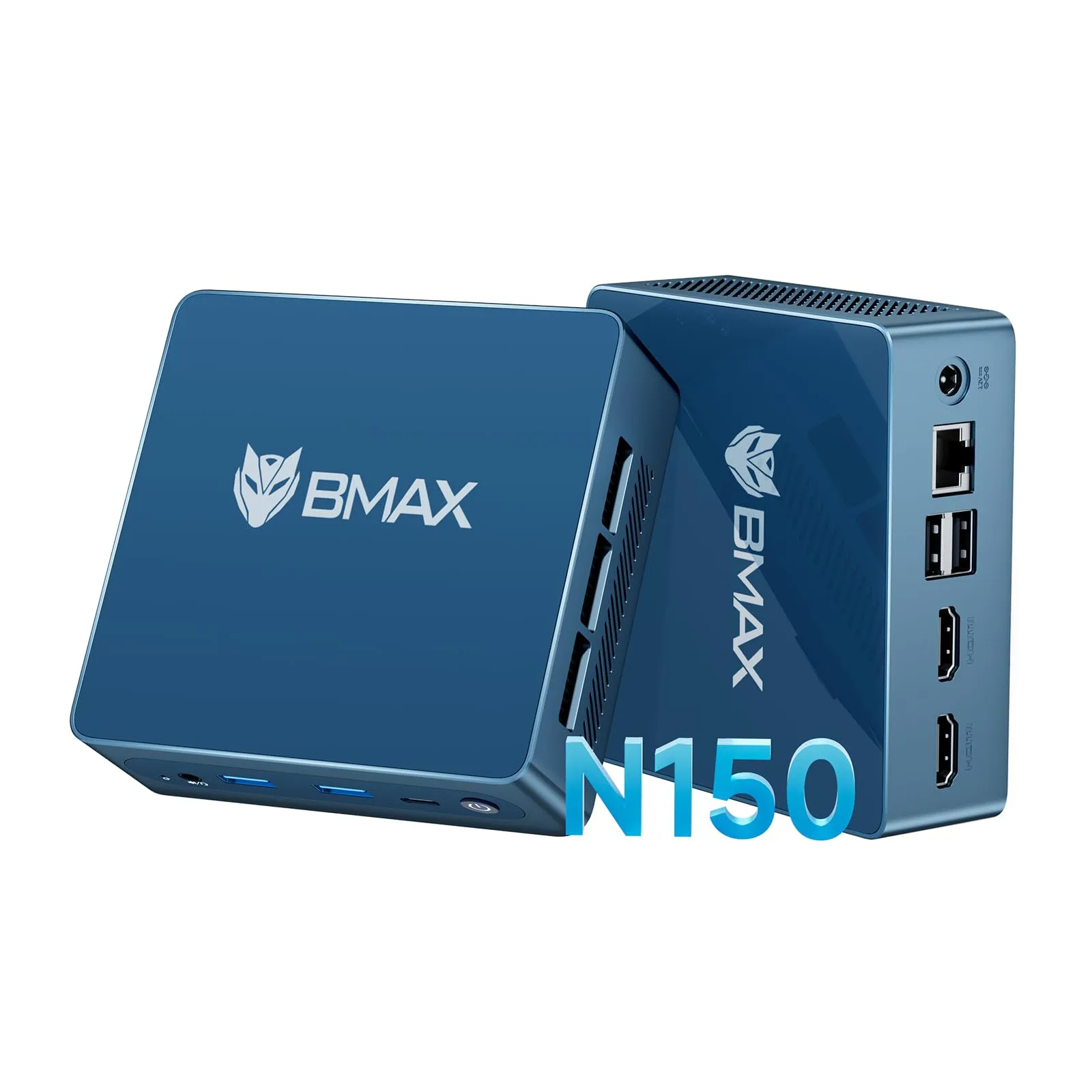 BMAX Ufficio Mini PC W-11 Pro Intel N150 (supera N95/N97, fino a 3,6 GHz), 16 GB DDR4 512 GB SSD Mini computer desktop, micro PC doppio display HDMI DP 4K a 60 Hz RJ45 Gigabit Ethernet/WiFi dual band