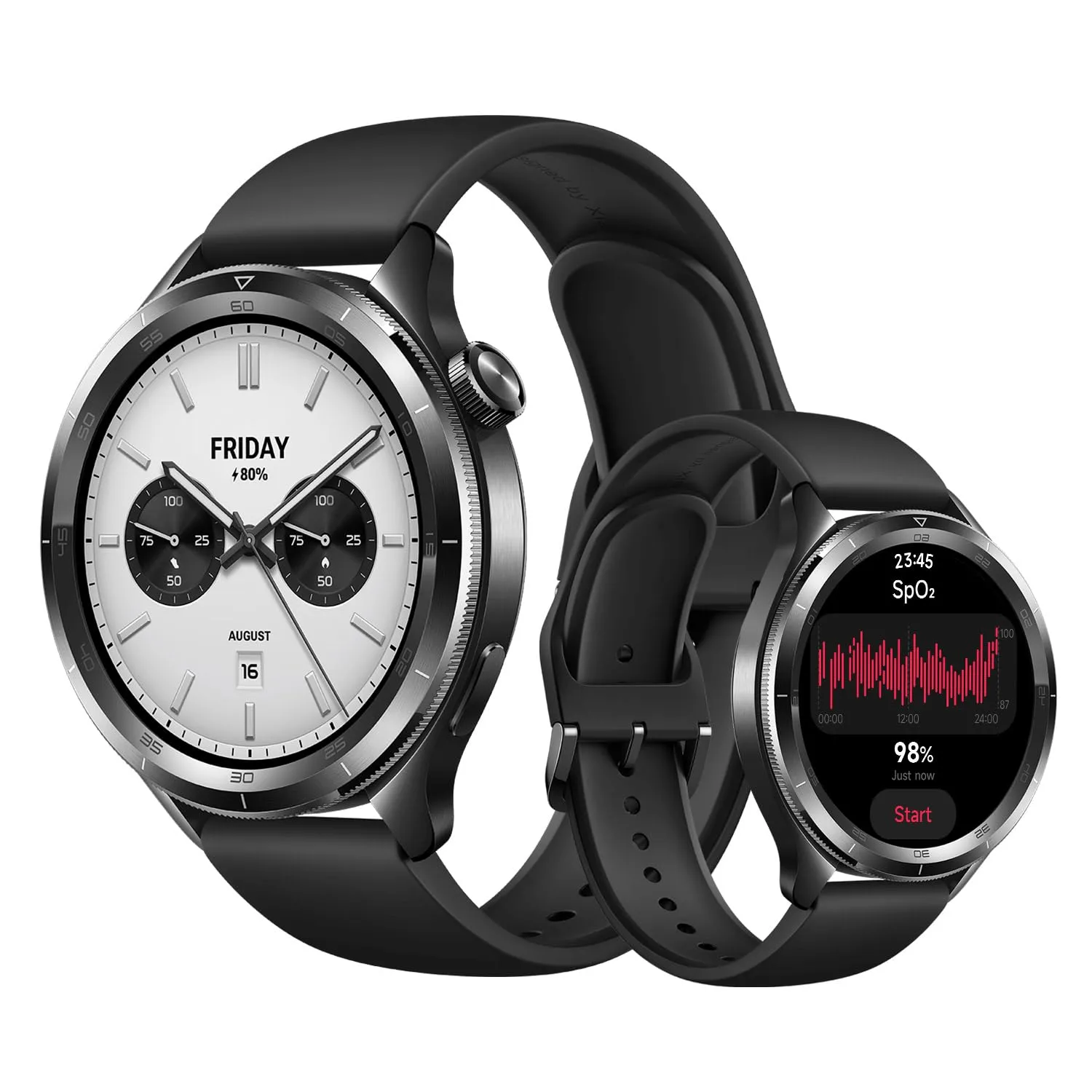 Xiaomi Watch S4, Smartwatch, Corona Rotante, Ghiera Intercambiabile, Schermo AMOLED da 1.43