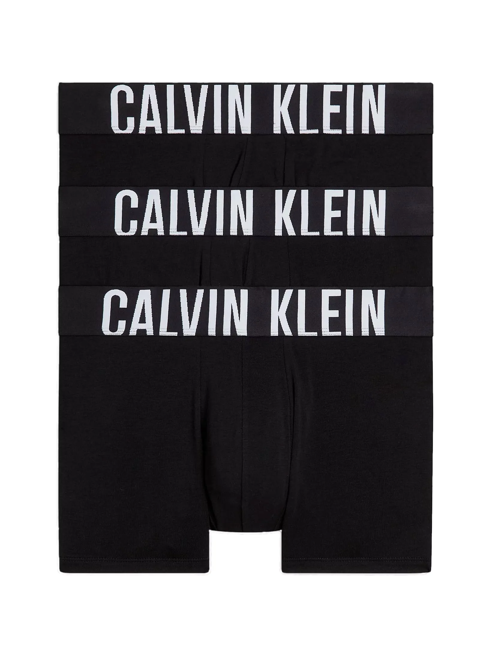 Calvin Klein Trunk 3Pk Boxer, Uomo, Nero (Black), S