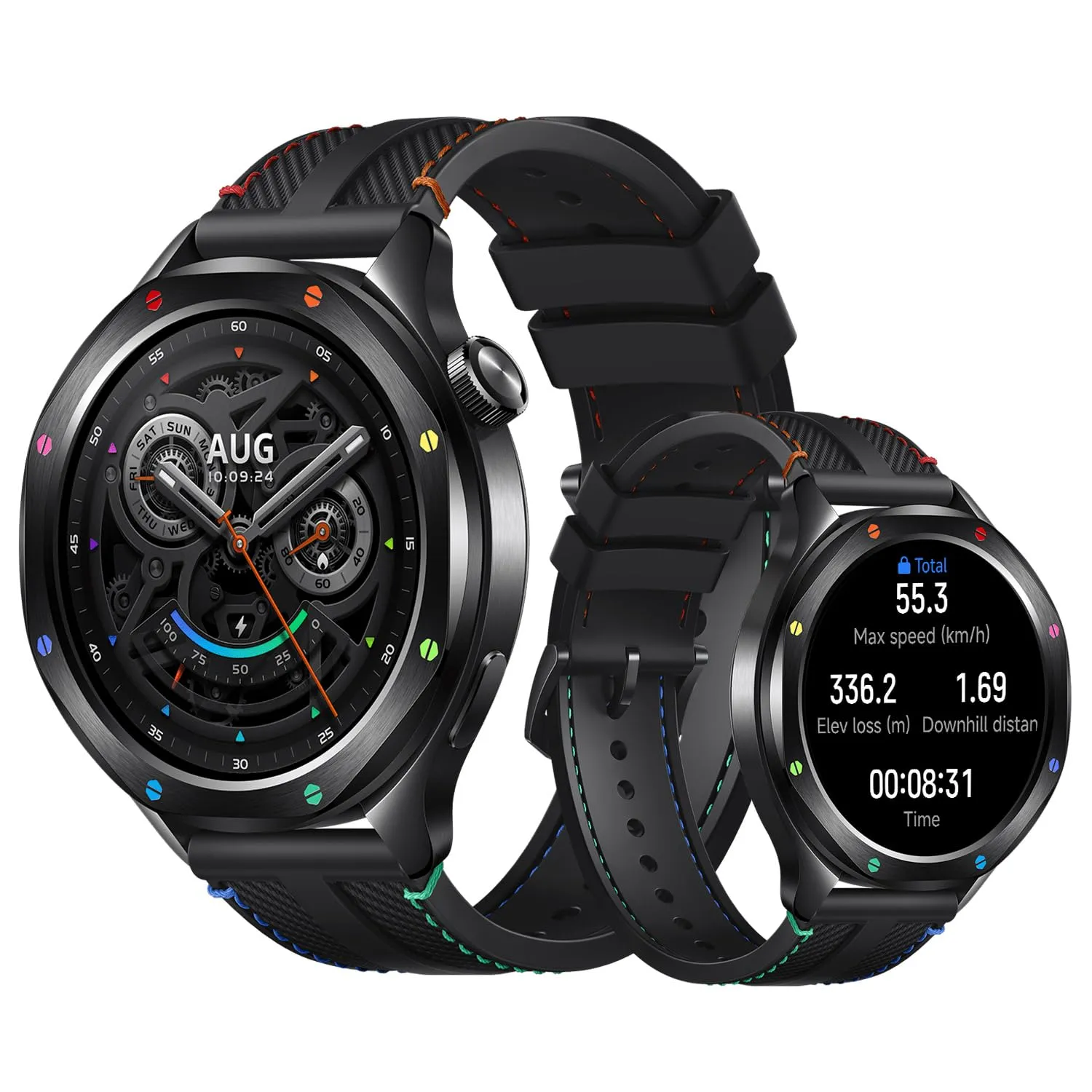 Xiaomi Watch S4, Smartwatch, Corona Rotante, Ghiera Intercambiabile, Schermo AMOLED da 1.43", Fino a 15 giorni di autonomia, Monitoraggio Salute, HyperOS 2.0, 150+ modalità sportive, Arcobaleno