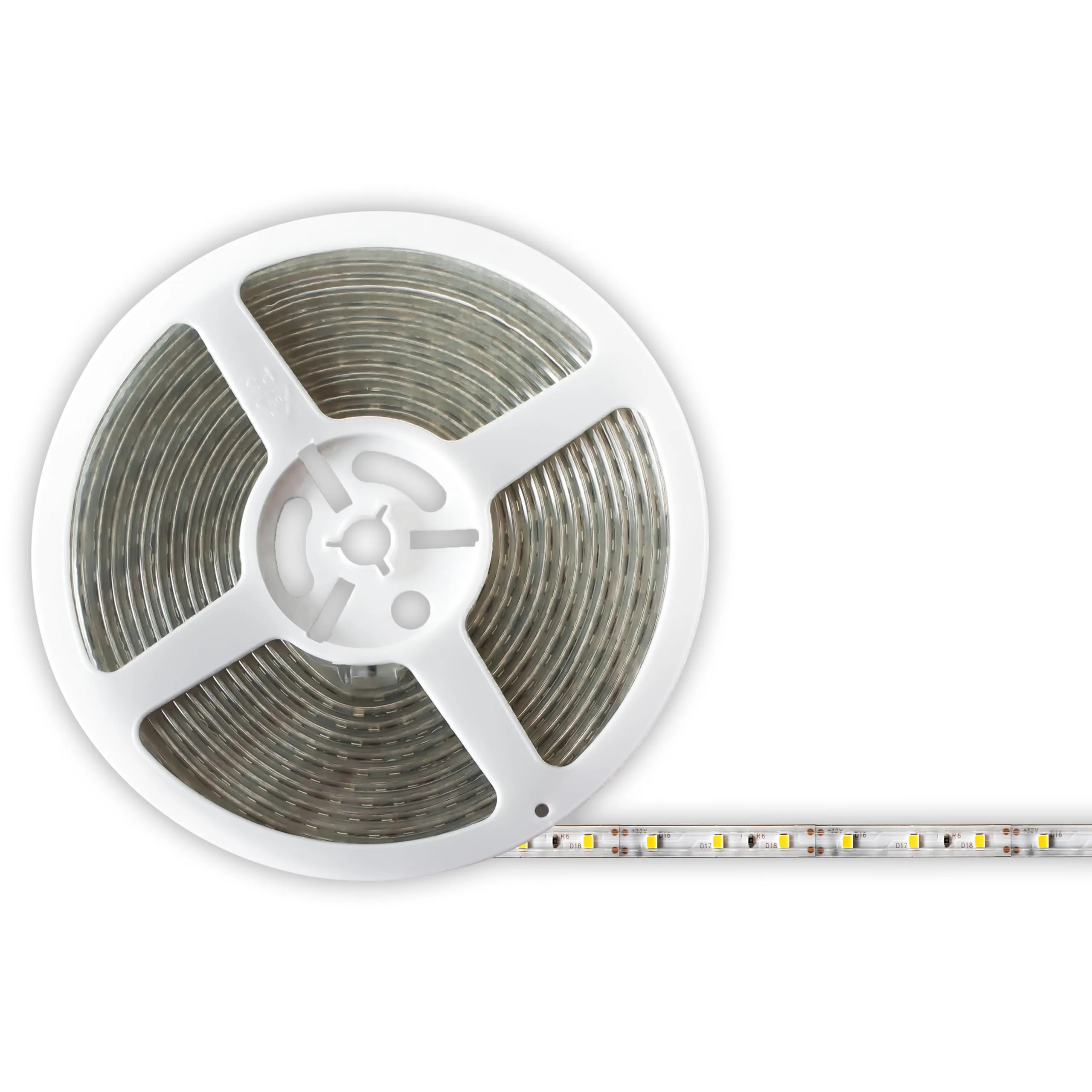 V-TAC Striscia Led da Interno SMD 3528 8W - 5 Metri - Strisce LED Adesiva per Casa, Cucina, Camera, Ambienti Interni - Luce Bianca Naturale 4000K - Nastro LED Luminoso 800 Lumen - Alimentata 12V