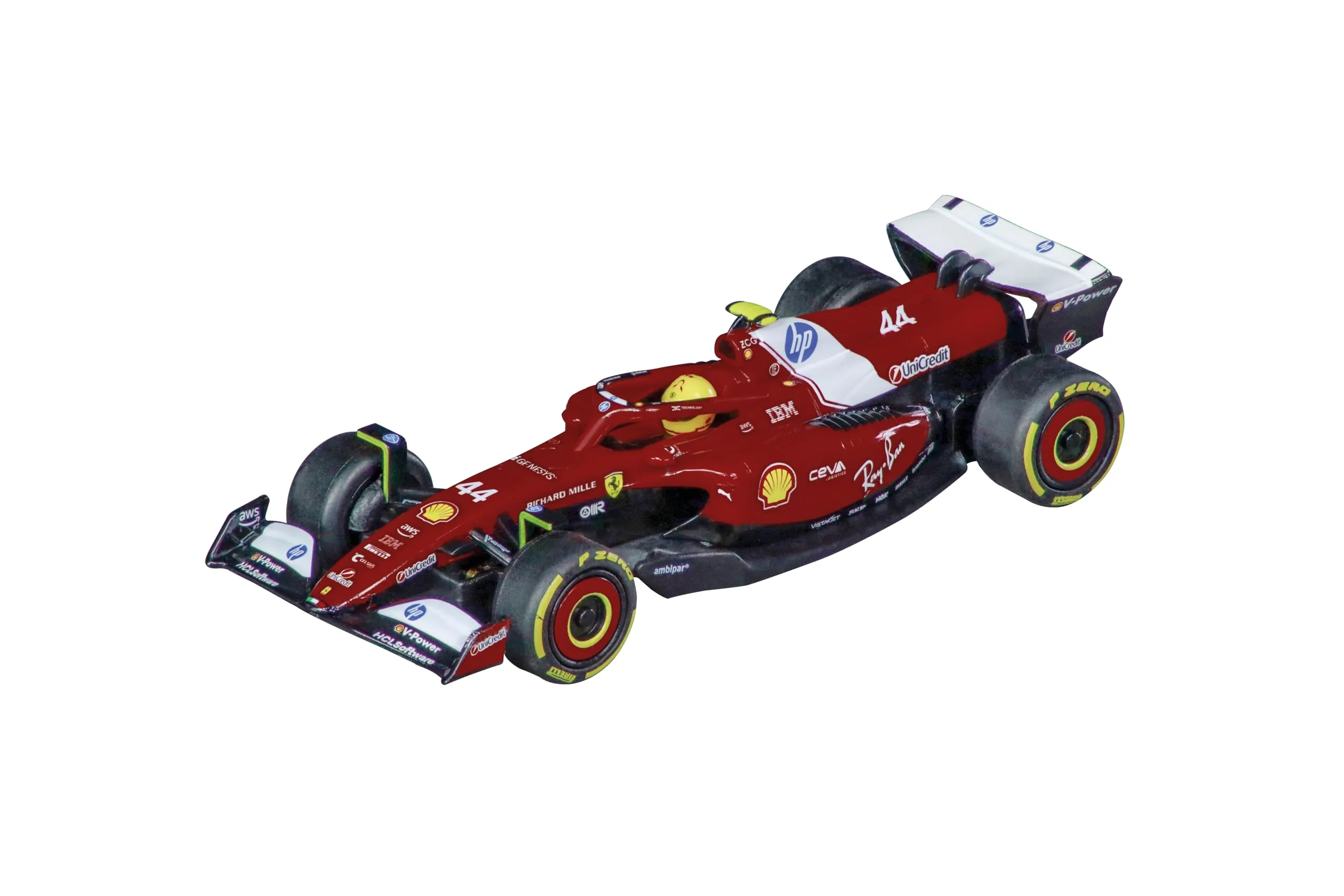 Carrera GO!!! 20064282 Ferrari SF-25 L. Hamilton, No.44 (2025) I 1:43 Scala Slot Car I Con Licenza Originale I Adatto Per Età 6 Anni +