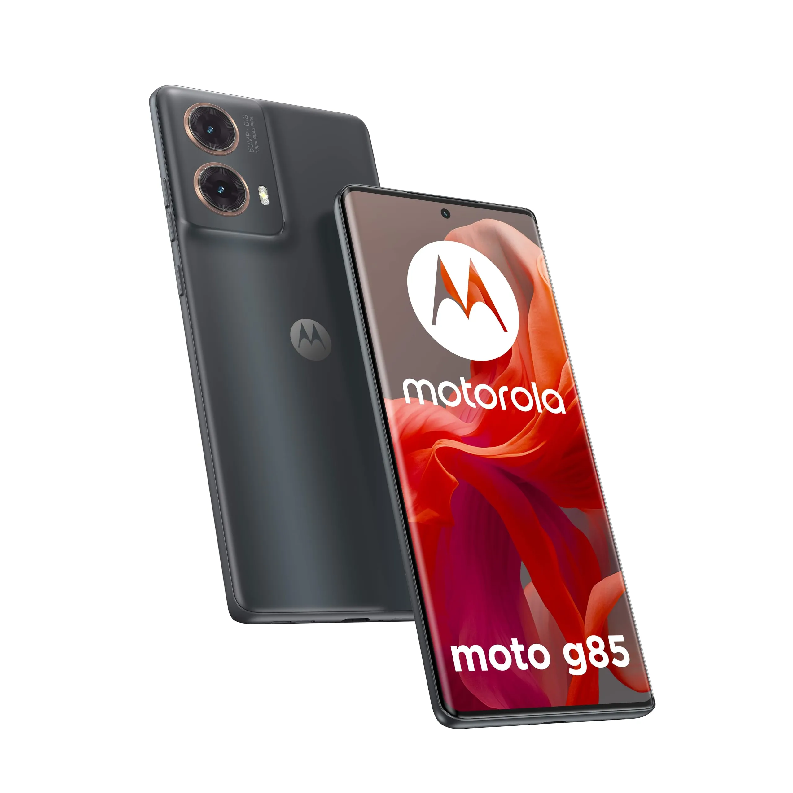 Motorola moto g85 5G (12/256GB, Display 6.67" pOLED FHD+ 120Hz, Snapdragon 6s Gen 3, Doppia fotocamera 50+8MP, batteria 5000mAh, Dual SIM), Urban Grey