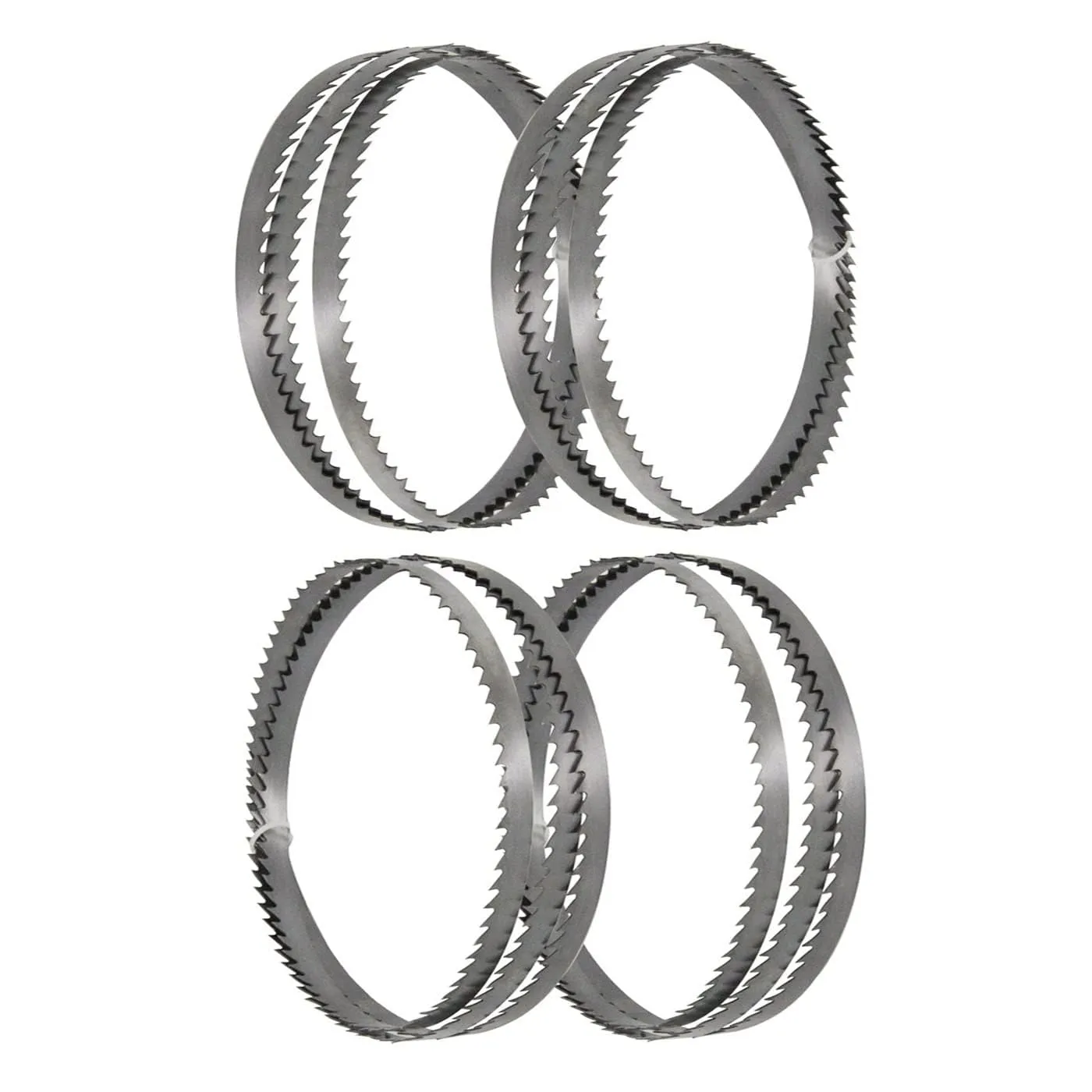 Sankuai Set di 4 Lame per Sega A Nastro SK5, 1400mm (Lunghezza) x 10mm(Larghezza) x 0,5mm(Spessore) per Sega A Nastro 8", 6tpi