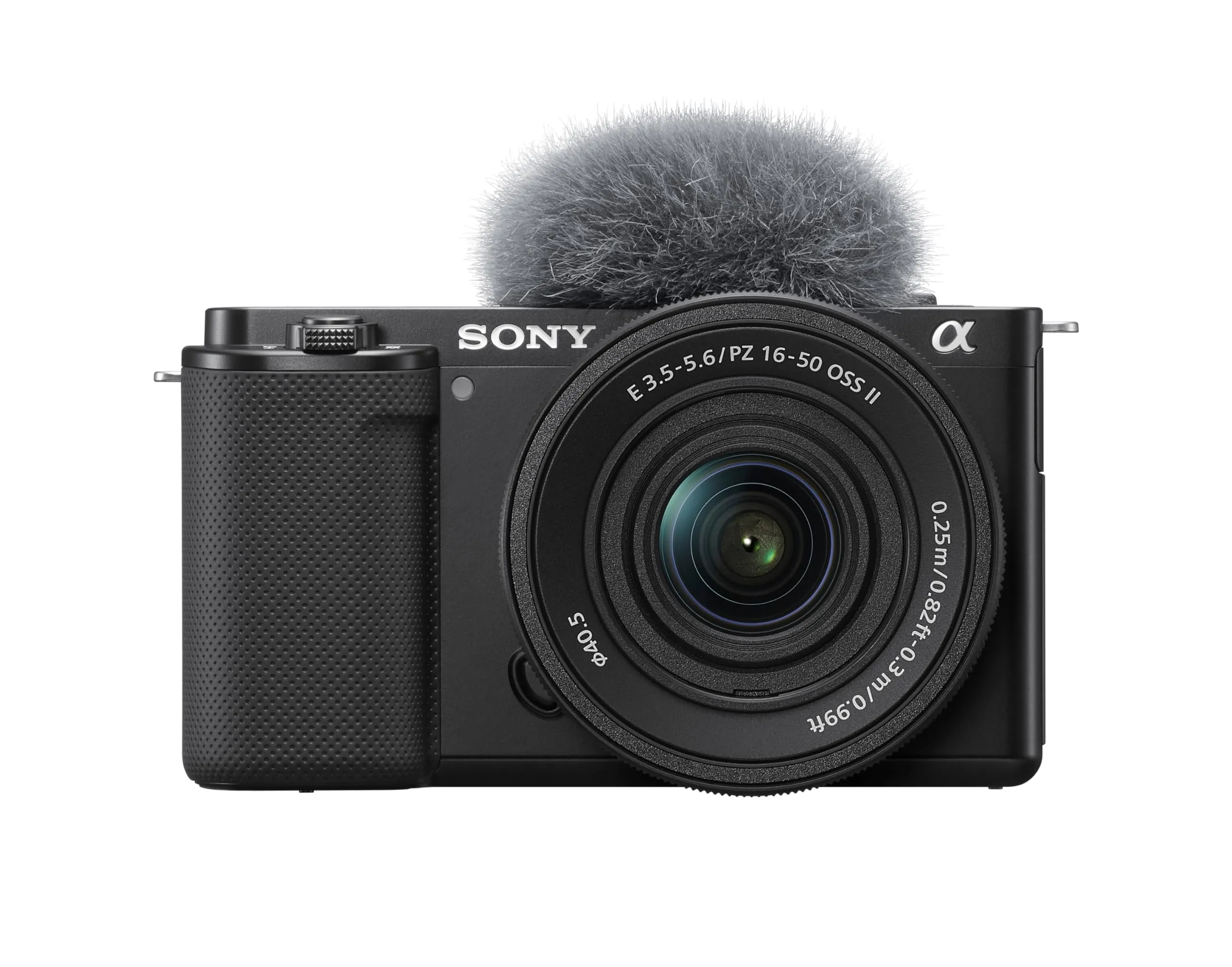Sony Alpha ZV-E10K: mirrorless APS-C con obiettivo intercambiabile Power Zoom 16-50mm f/3.5-5.6 II, schermo orientabile, video 4K e autofocus oculare in tempo reale, ideale per vlogging.