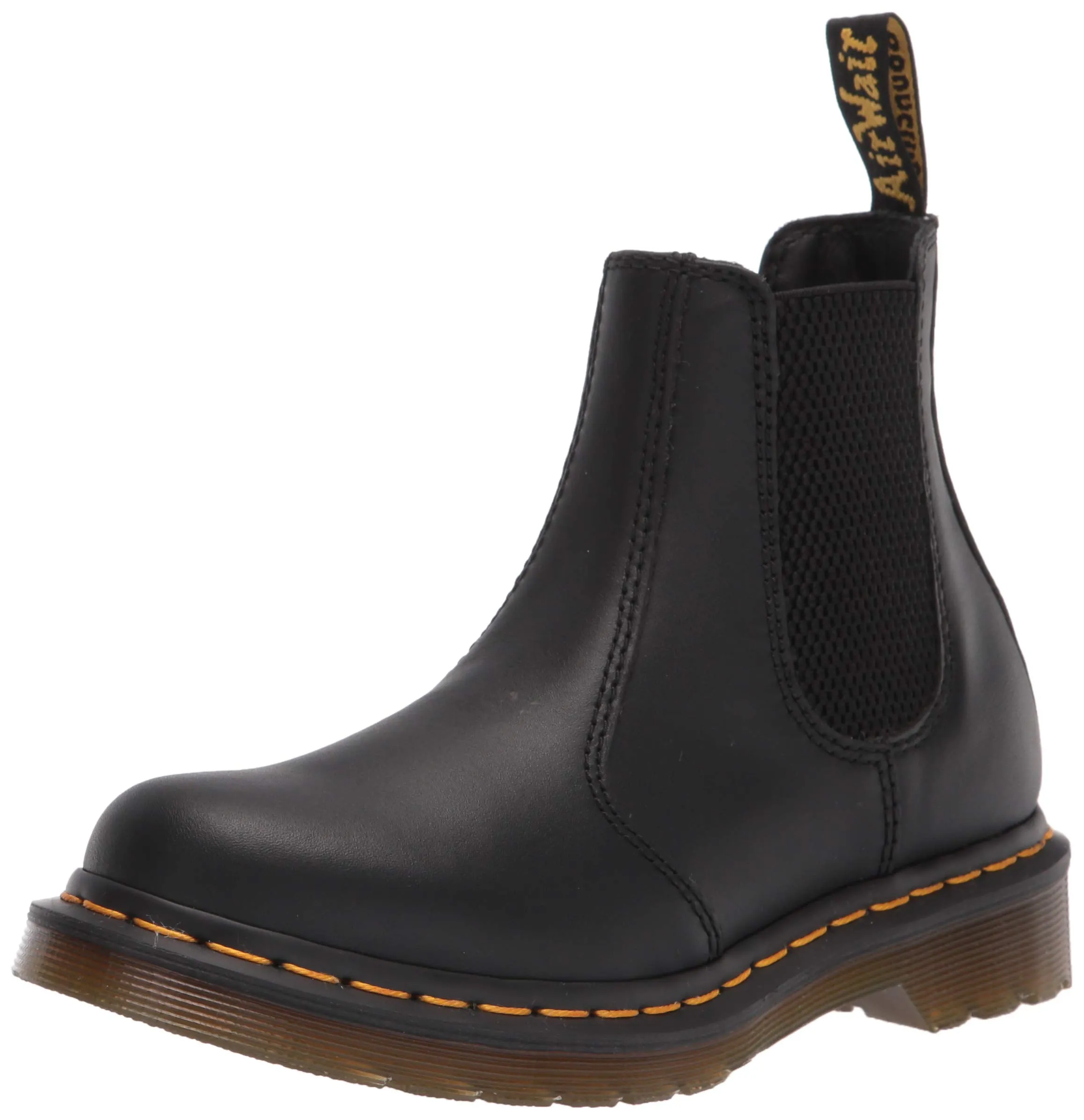 Dr. Martens 2976, Stivali Chelsea Donna, Nappa Nera, 43