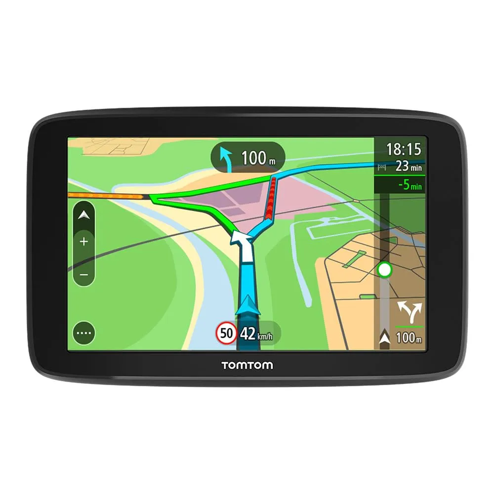Tomtom Navigatore Satellitare per Auto GO Basic 5, Traffico, Tutor e Autovelox di Prova, Mappe Europa, Aggiornamenti Tramite WiFi, Supporto Reversibile Integrato, 5 Pollici