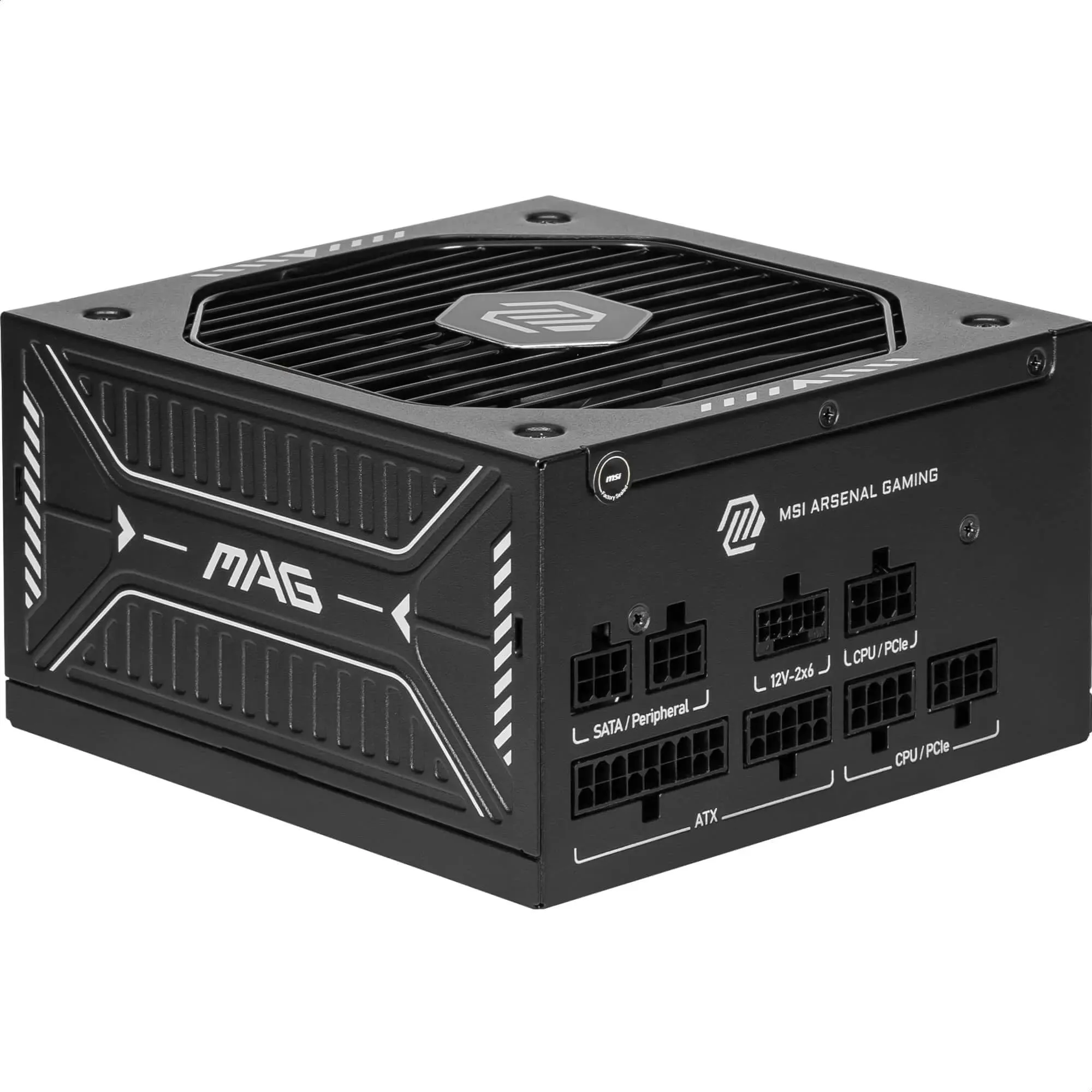 MSI MAG A750GLS PCIE5 Alimentatore ATX - 750W 80 PLUS Gold, ATX 3.1, Supporto GPU PCIe 5.1, connettori 12V 2x6 pin nativi e bicolore, cavi con guaina marcata