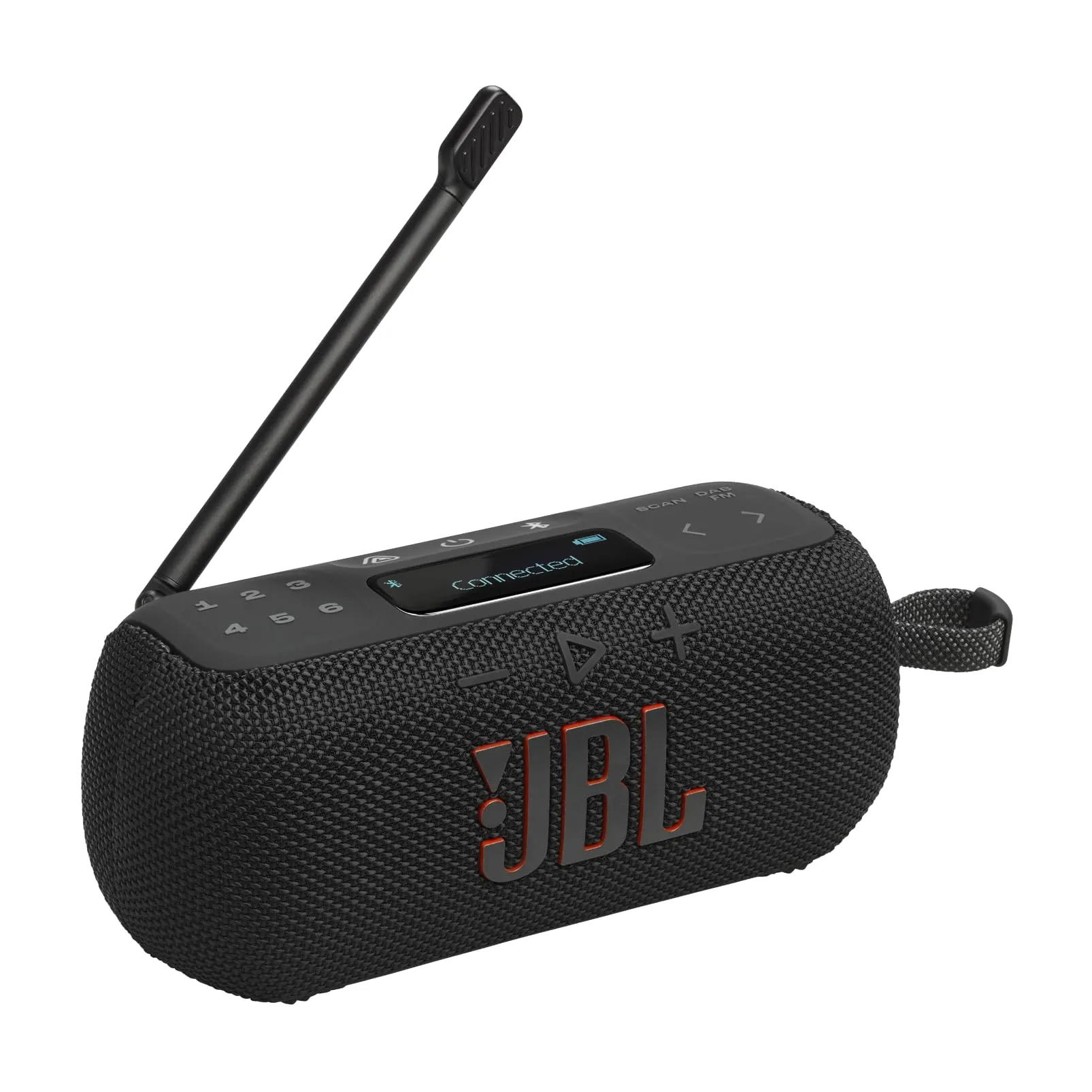 JBL Tuner 3, Radio Bluetooth Portatile, DAB/DAB+/FM, 6 Preimpostazioni, Fino a 15 H di Riproduzione, Impermeabile e Antipolvere IP68, Multi-Speaker Auracast, Compatibile con App JBL Portable, Nera