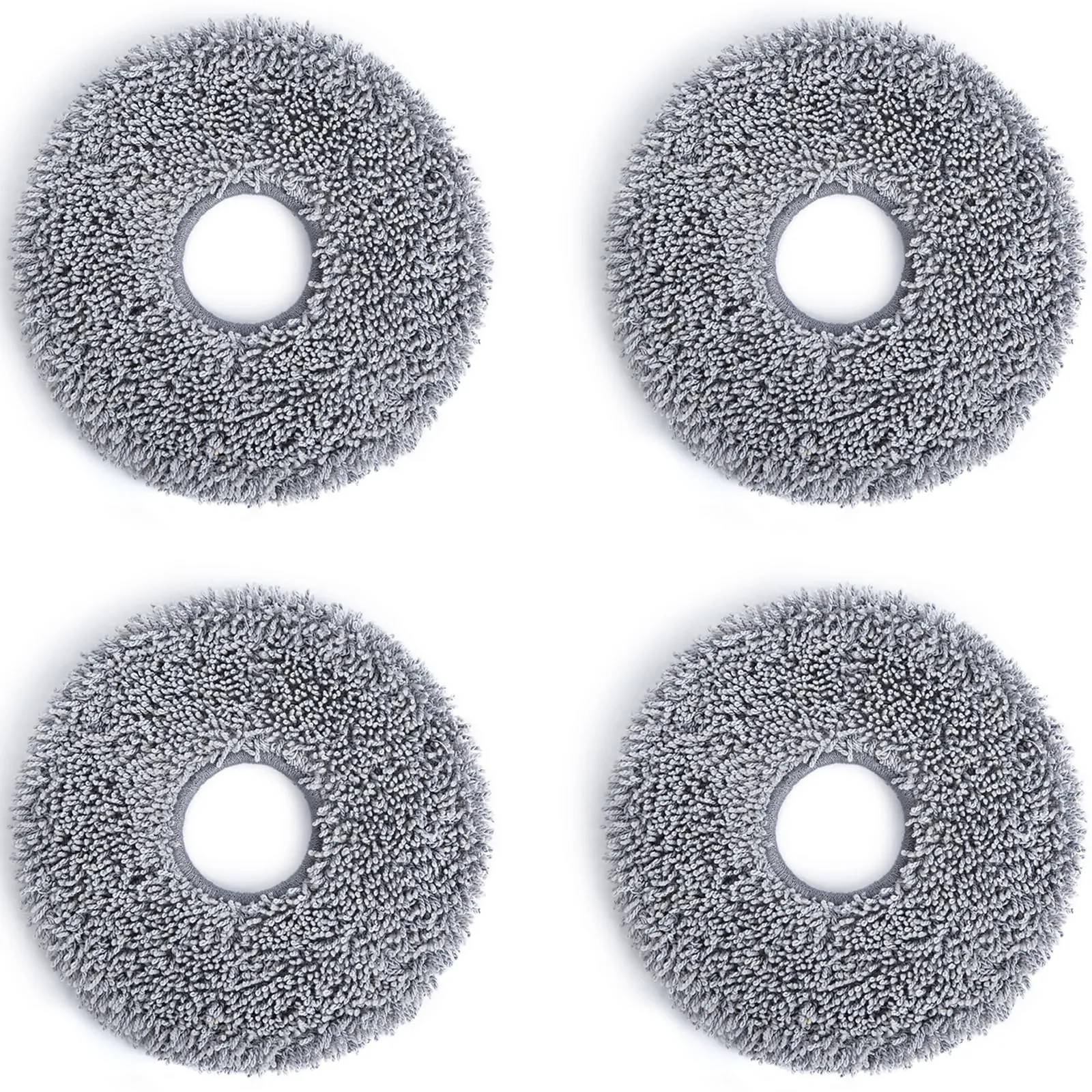 ECOVACS Panni di lavaggio lavabili per DEEBOT N30 PRO OMNI/N30 OMNI, scatola da 4 pezzi (2 coppie), accessorio originale