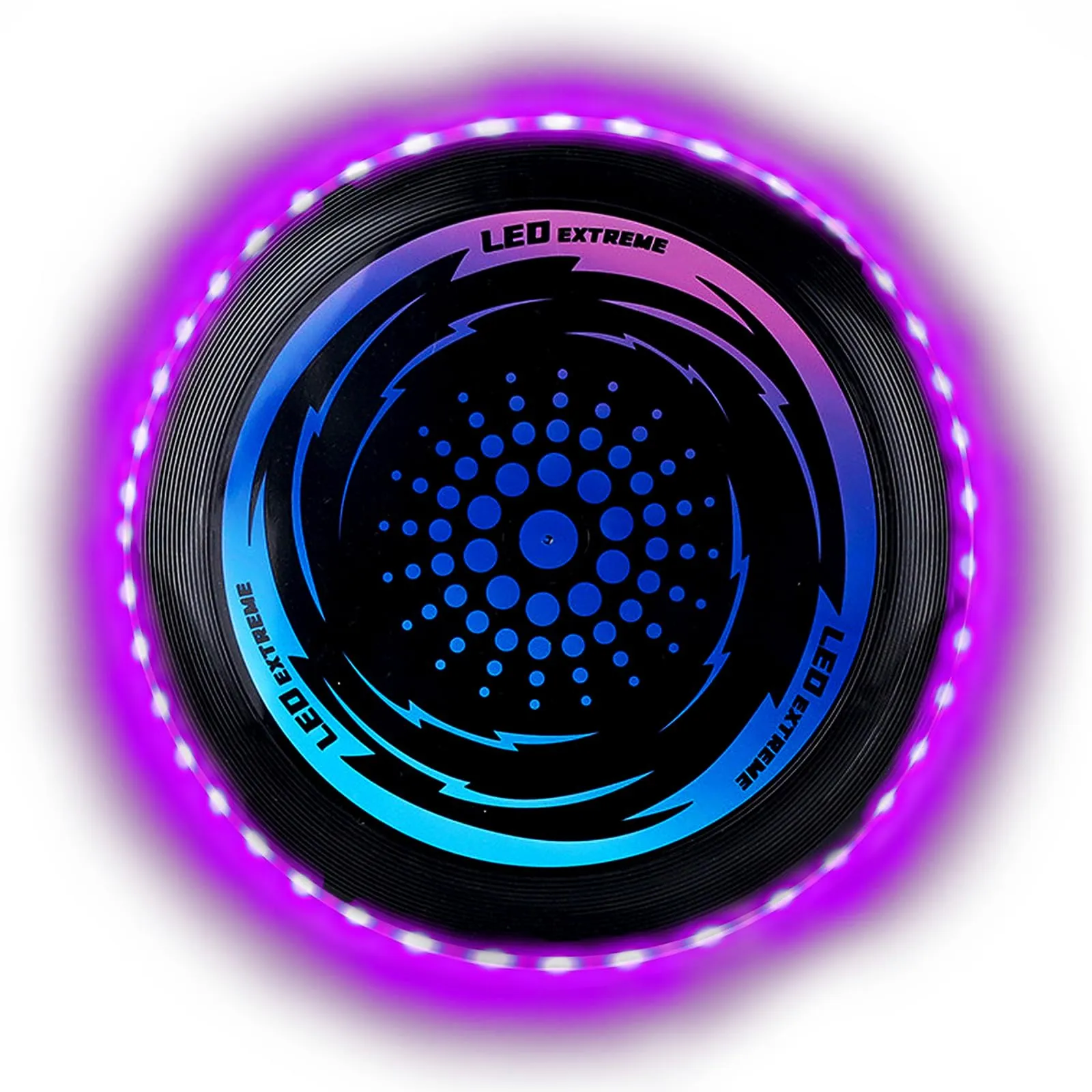 HUIKUANGEU Frisbee a LED Luminoso,Frisbee a Disco Volante Morbido in Tessuto con 49 LED,Frisbee Unisex-Youth,Frisbee da Competizione Funsport,per Adulti Bambini Spiaggia Prato Ricreativo.