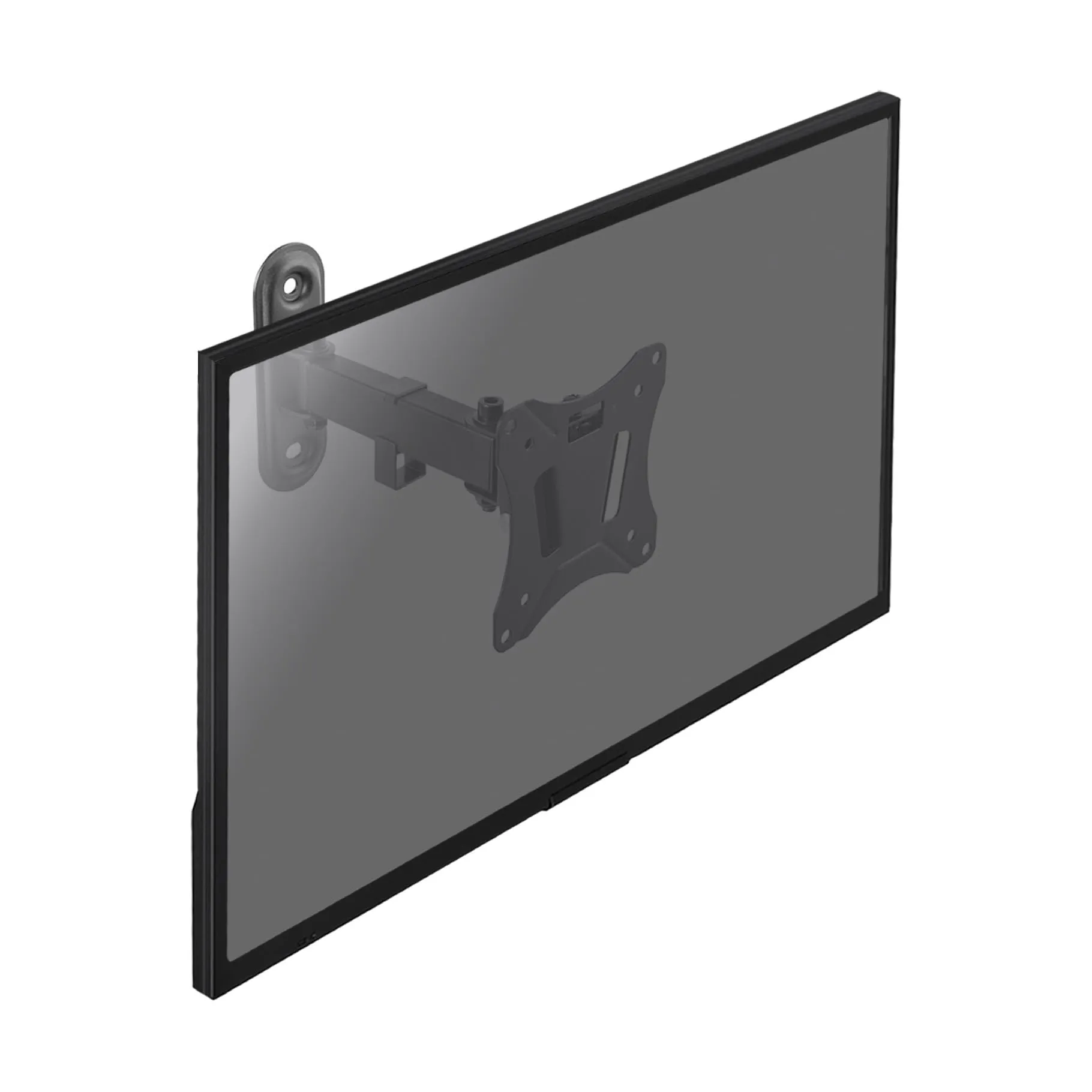 KIMEX 013-1111 Supporto da parete orientabile per TV 13"-27", 2 Snodi