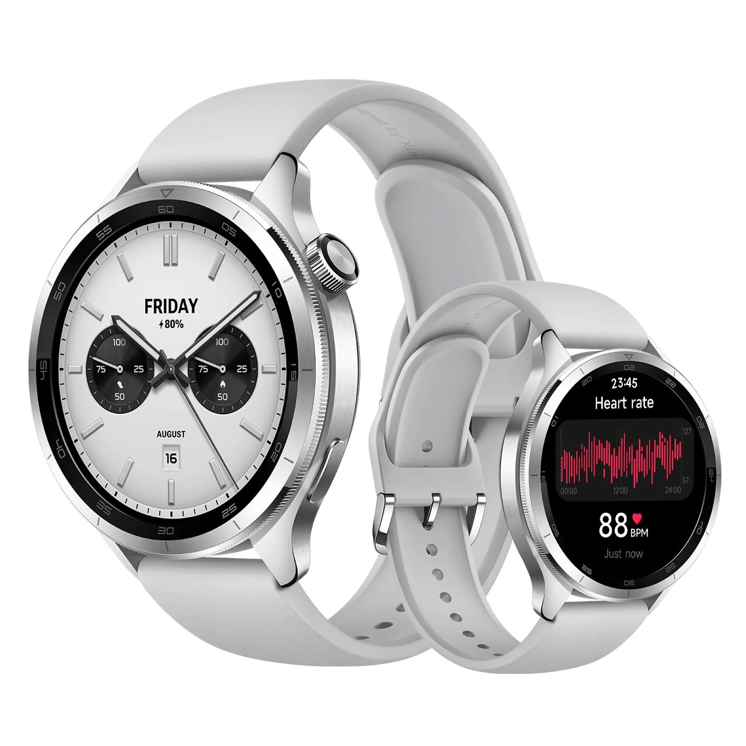 Xiaomi Watch S4, Smartwatch, Corona Rotante, Ghiera Intercambiabile, Schermo AMOLED da 1.43", Fino a 15 giorni di autonomia, Monitoraggio Salute, HyperOS 2.0, 150+ modalità sportive, Argento