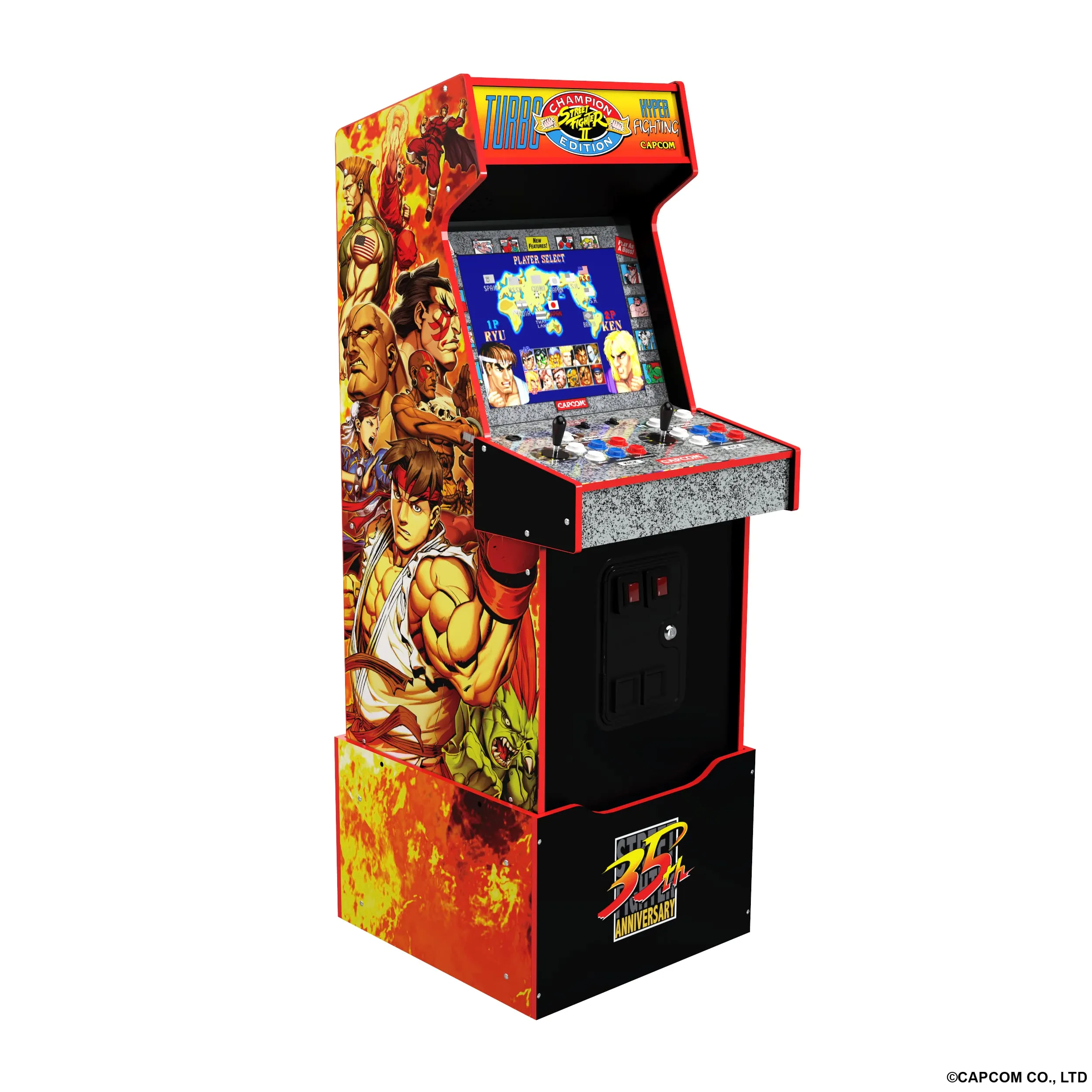 Arcade1Up Street Fighter Legacy 14-in-1 Wifi Enabled Arcade Machine