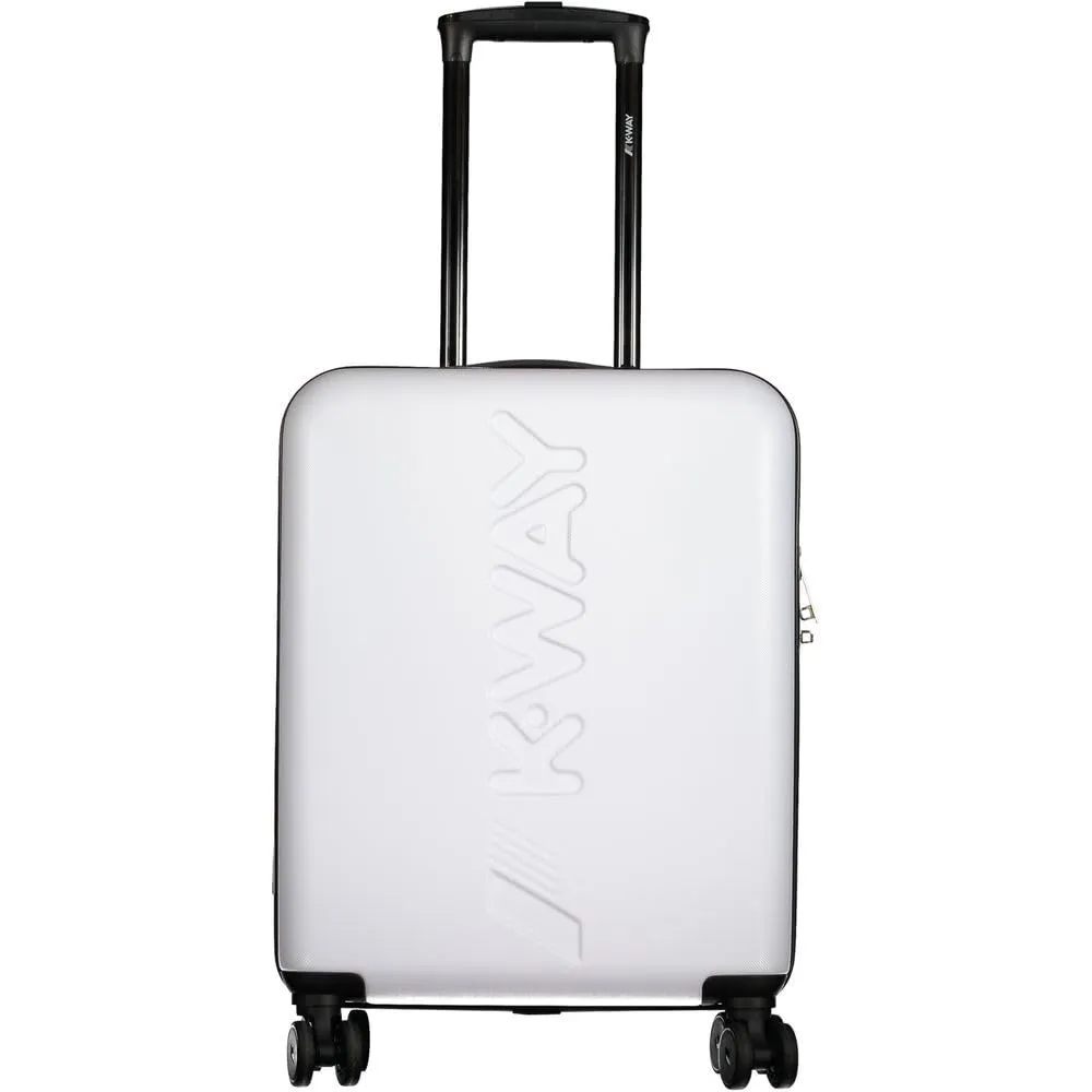 K-way K-AIR Trolley cabina rigido da viaggio, dimensioni perfette per essere trasportato in cabina. L'accessorio presenta quattro ruote per la massima libertà di movimento, due tasche con zip all'int.