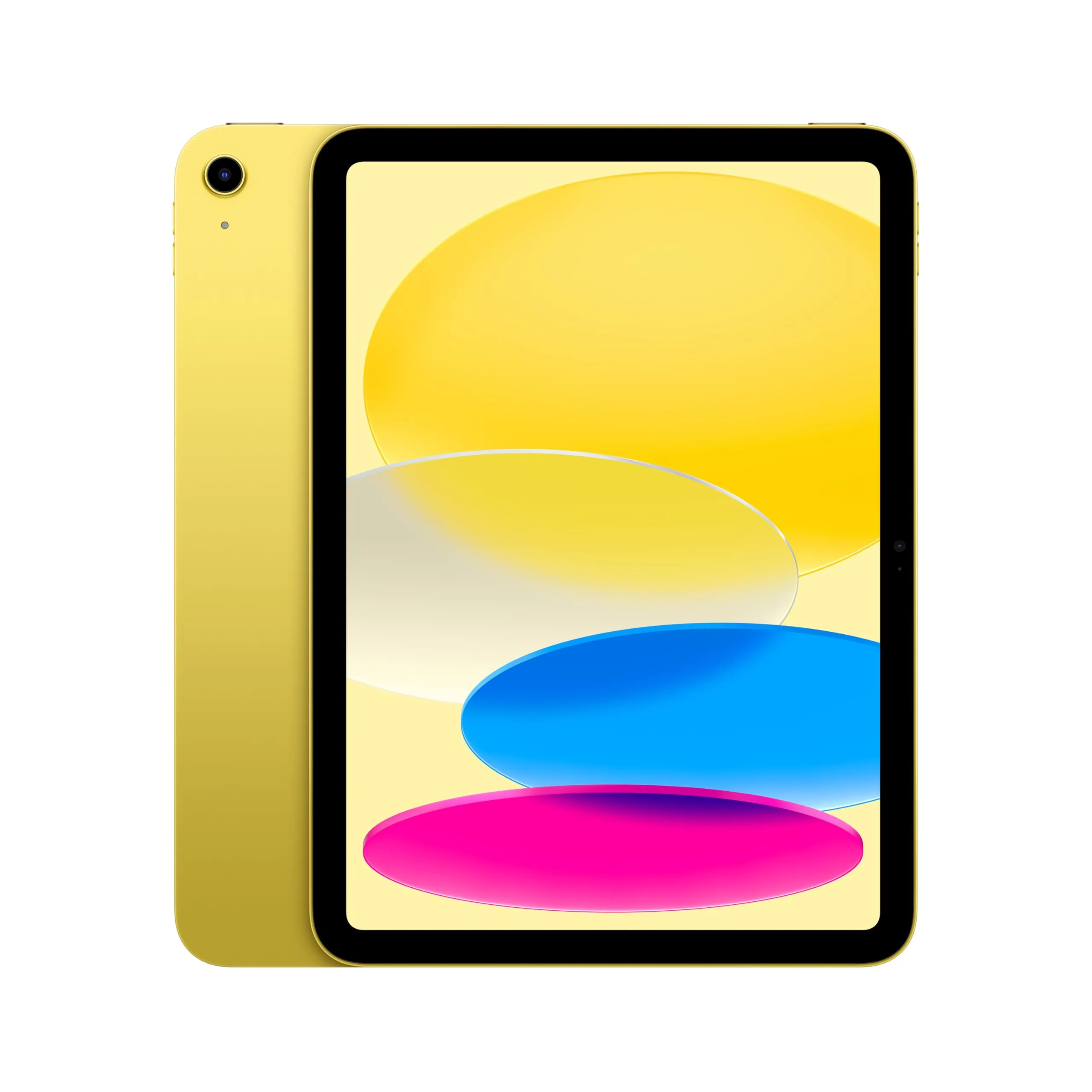 Apple iPad con chip A16: display Liquid Retina da 11'', 256 GB, Wi Fi 6, fotocamera frontale e posteriore da 12MP, Touch ID, autonomia di un giorno intero di batteria — giallo
