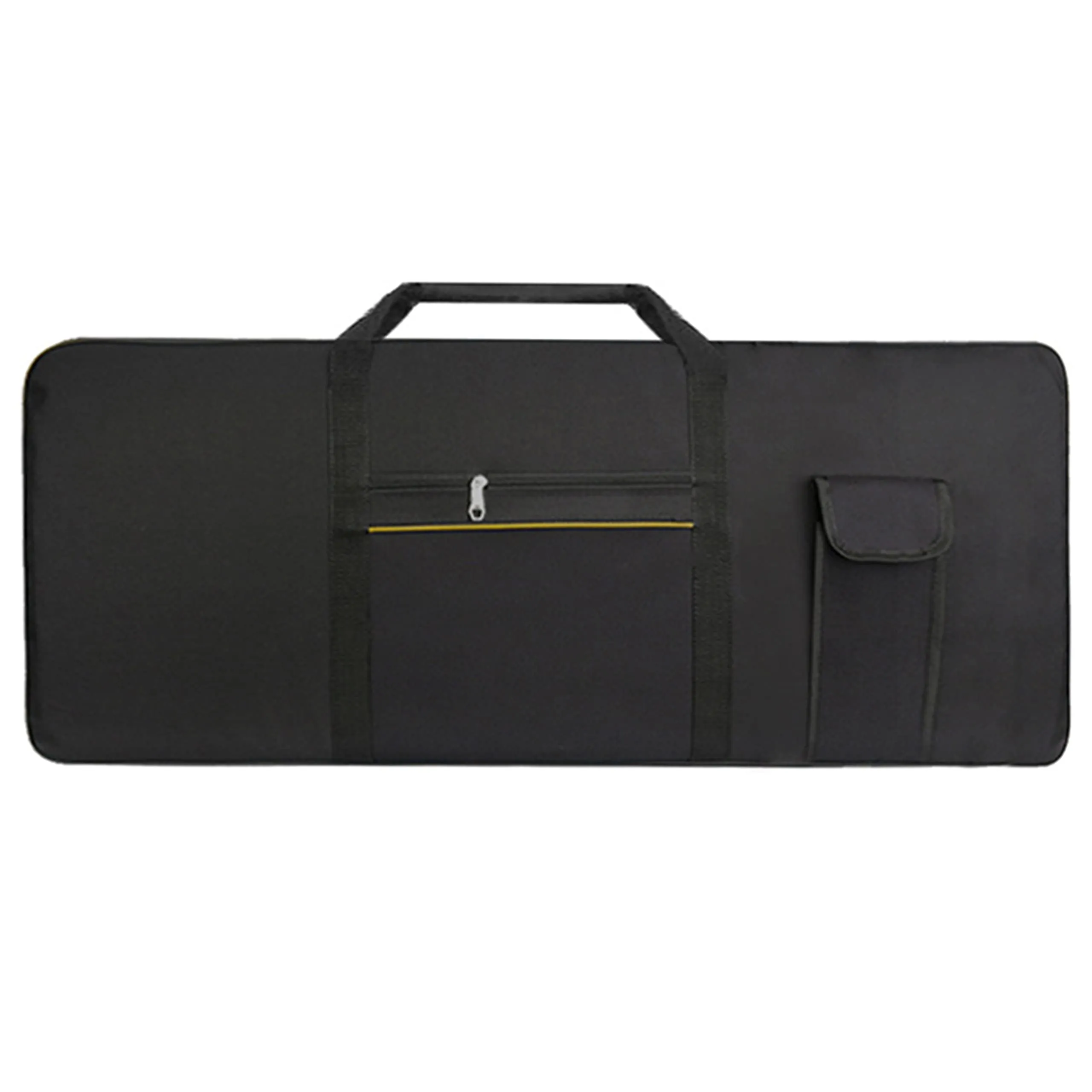 Azatemgo Custodia per Tastiera da 61 Tasti，Custodia Imbottita per Tastiera Elettrica a 61 tasti，Tasti con Cinghie，tessuto impermeabile Oxford 600D adatto per 61 tasti（102× 41× 15CM）