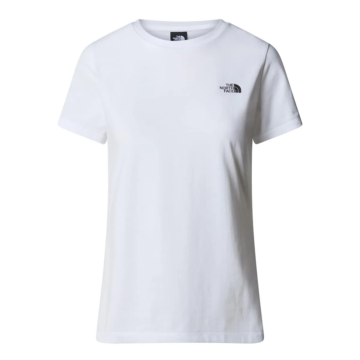 THE NORTH FACE NF0A87NHFN4 W S/S Simple Dome Slim Tee T-Shirt Donna TNF White Taglia XS