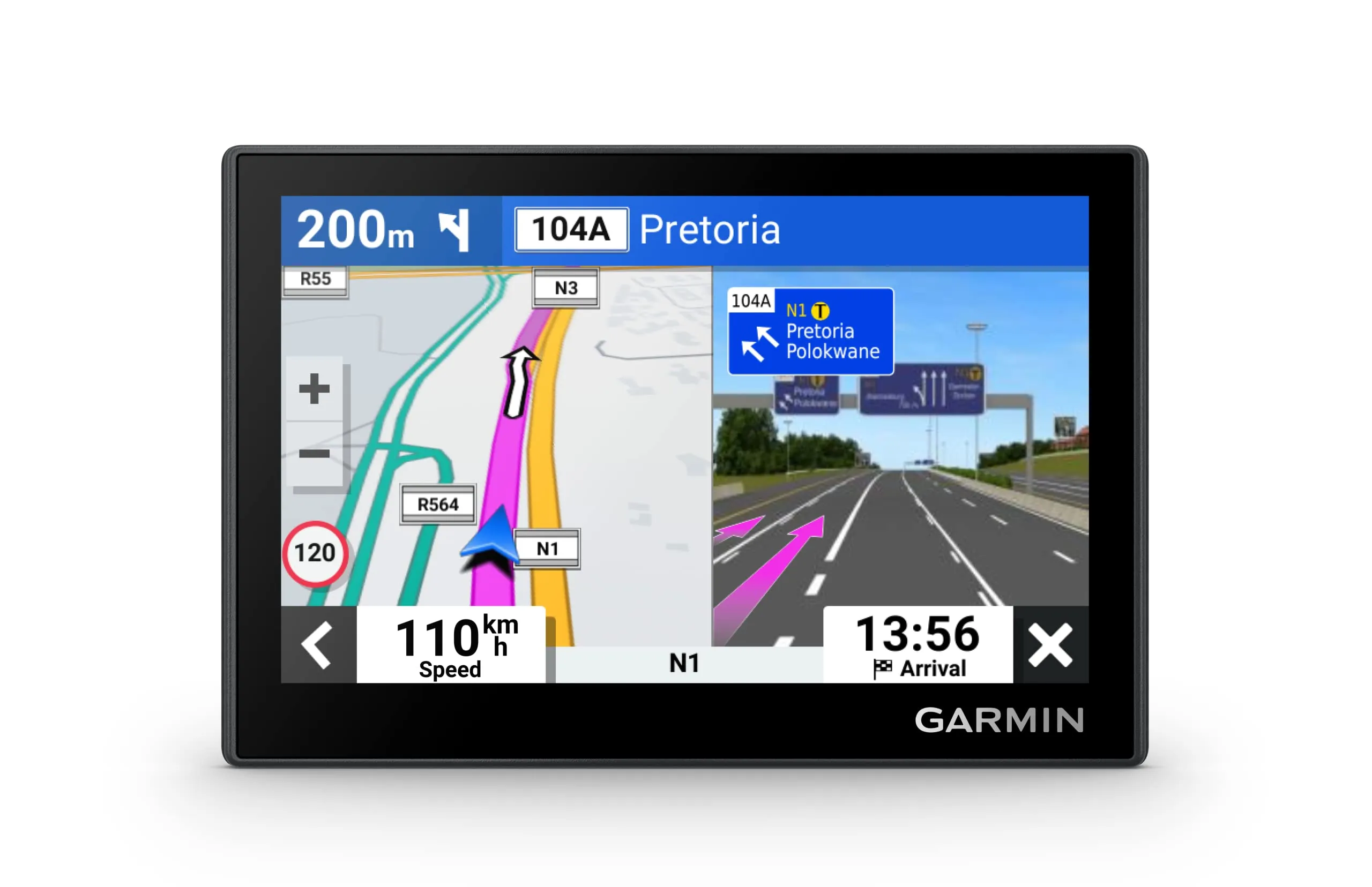 Garmin Drive 53, Navigatore Satellitare per Auto, Touchscreen 5", Traffico in tempo reale, Mappa Europa completa, Aggiornamenti inclusi, ZTL, TripAdvisor, Wi-Fi
