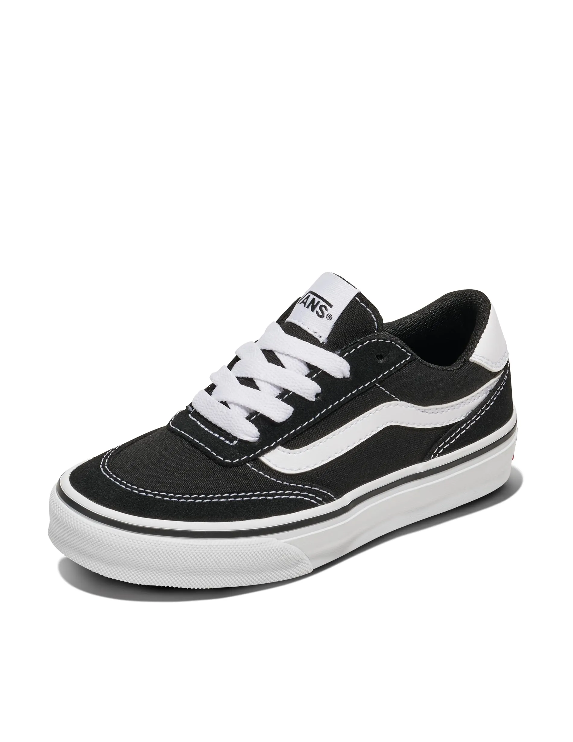 Vans Brooklyn, Scarpe da Ginnastica Unisex - Bambini e Ragazzi, BA2 - Suede/Canvas Black/White, 36 EU