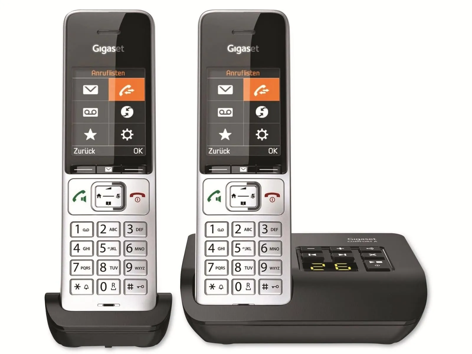 Gigaset COMFORT 500A duo silver/black