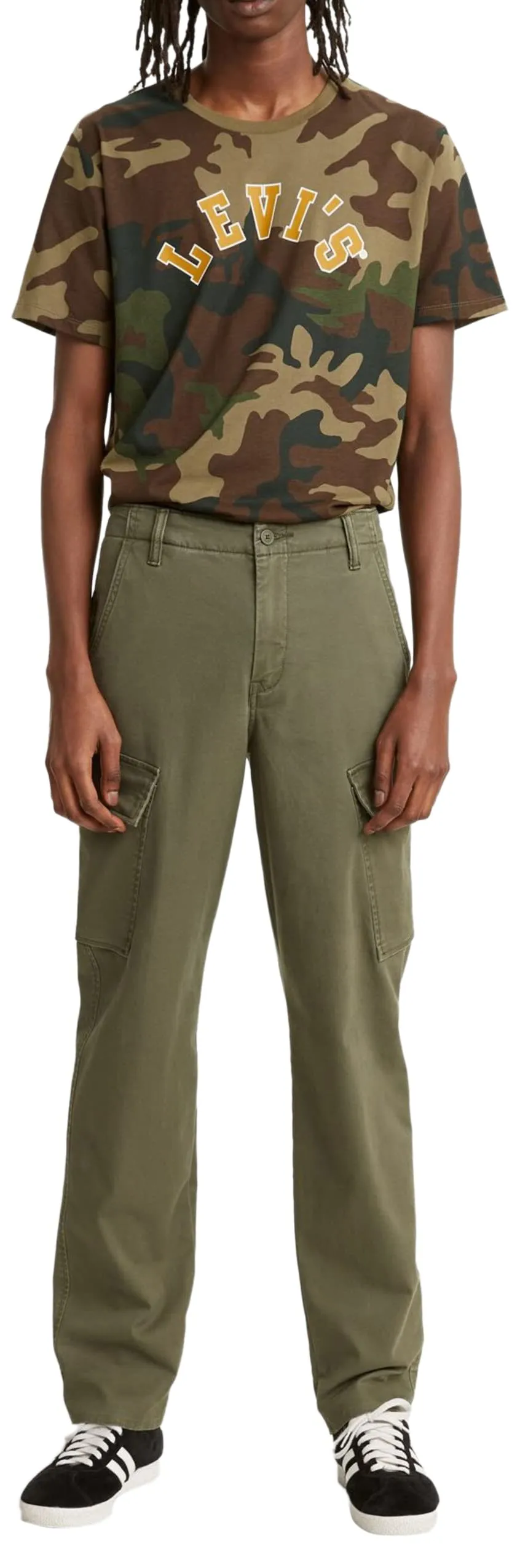 Levi's XX Tapered Cargo, Pantaloni, Uomo, Olive Night S Twll, 31W / 32L