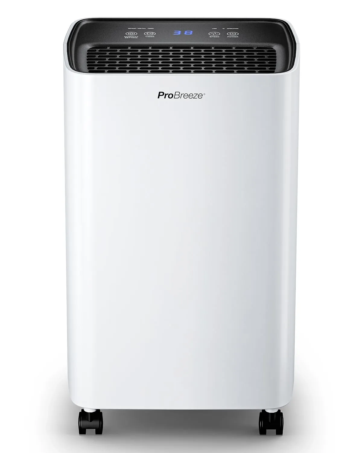 Pro Breeze Deumidificatore a compressore 6L con serbatoio dell'acqua da 2L, asciugatura della biancheria e sensore di umidità - Rimuovi muffa portatile timer 24H per umidità, muffa nera e condensa
