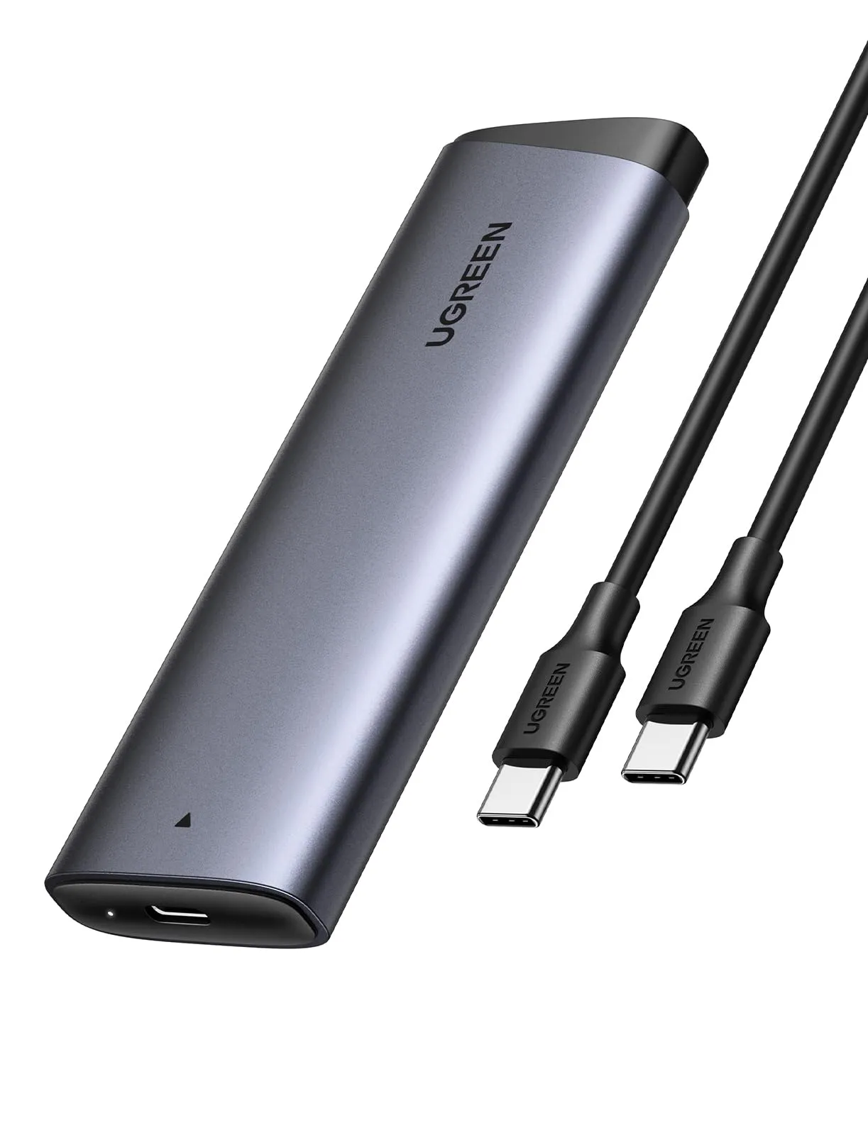 UGREEN Case SSD M.2 NVMe PCIe USB C 3.2 Gen 2 10Gbps UASP, Compatibile con 4TB M/M & B Key 2230/2242/2260/2280, Case Hard Disk con Cavo Compatibile con 990 PRO 980 PRO WD Blue SN570 Kingston