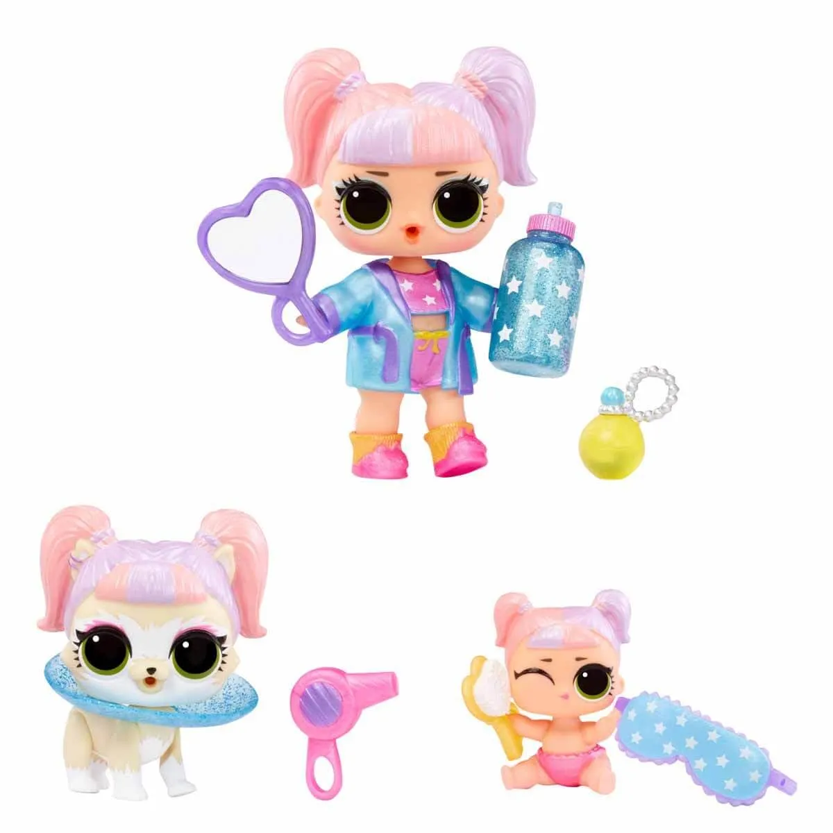 LOL Surprise Bubble Surprise Deluxe - Bambole collezionabili, animaletti, Baby Sister, sorprese, accessori, schiuma con cambio di colore - Ideale per bambini dai 4 anni in su