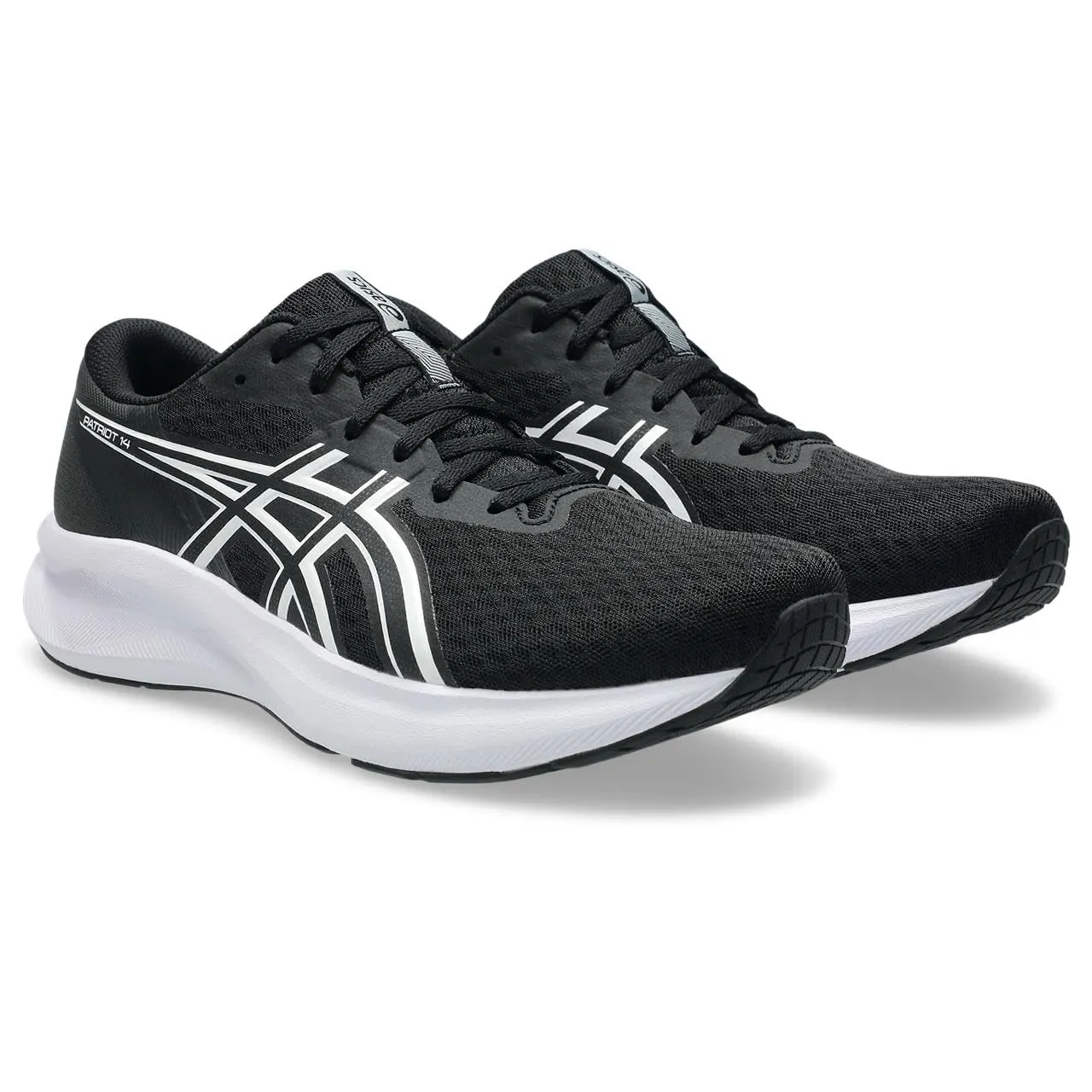 ASICS Patriot 14, Sneaker Uomo, Nero e Bianco, 45 EU