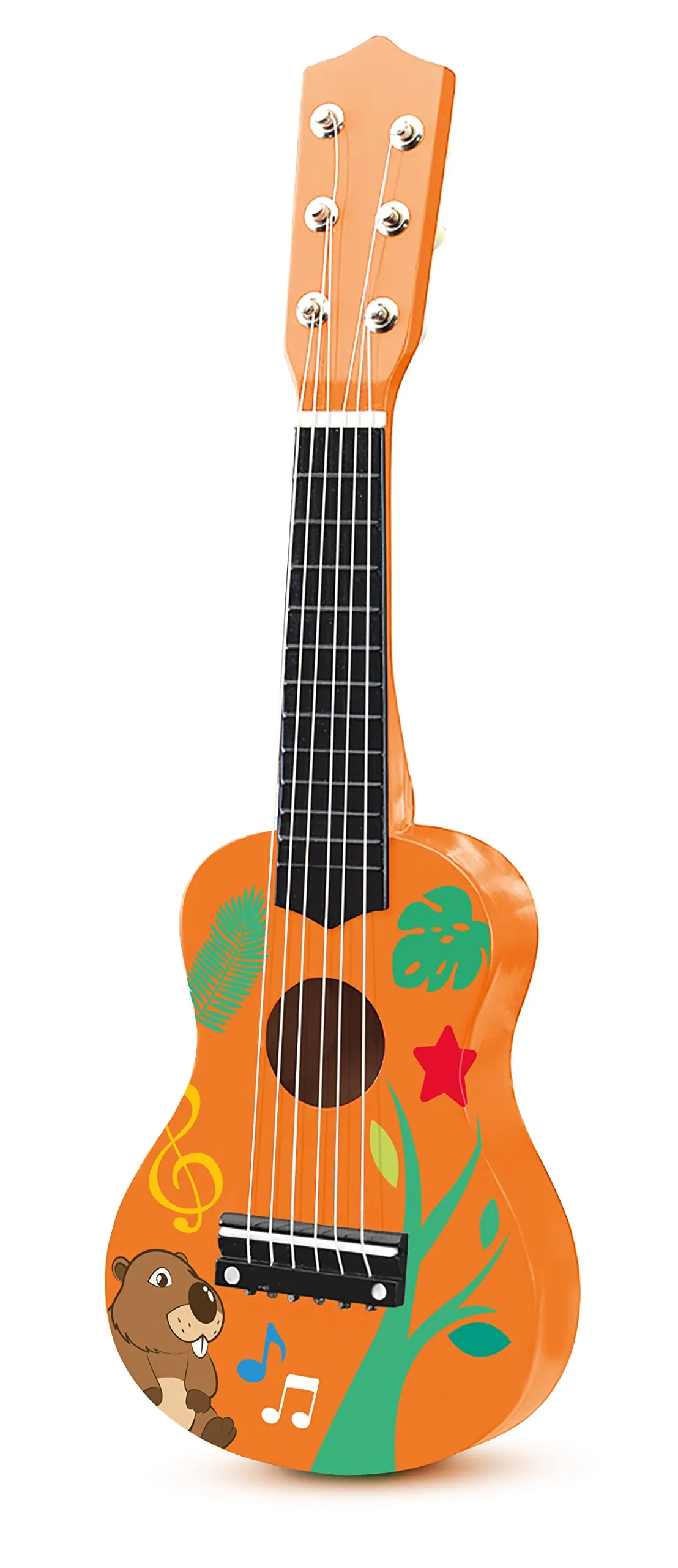 SEVI Chitarra | Trudi by Giochi in Legno educativi Prima Infanzia. Costruzioni e Giocattoli. Regalo di Natale e Compleanno per Bambini | 54x20x8cm Wood | Modello 88065