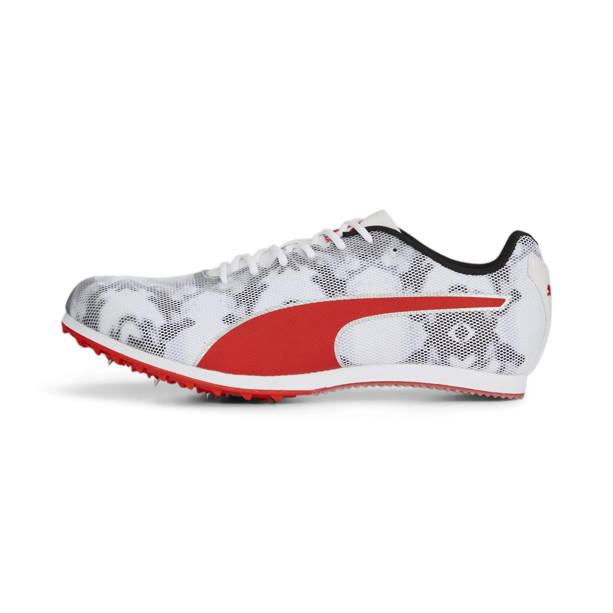 PUMA Evospeed Star 8, Scarpe da Campo e da Pista Unisex-Adulto, Black White Red, 43 EU