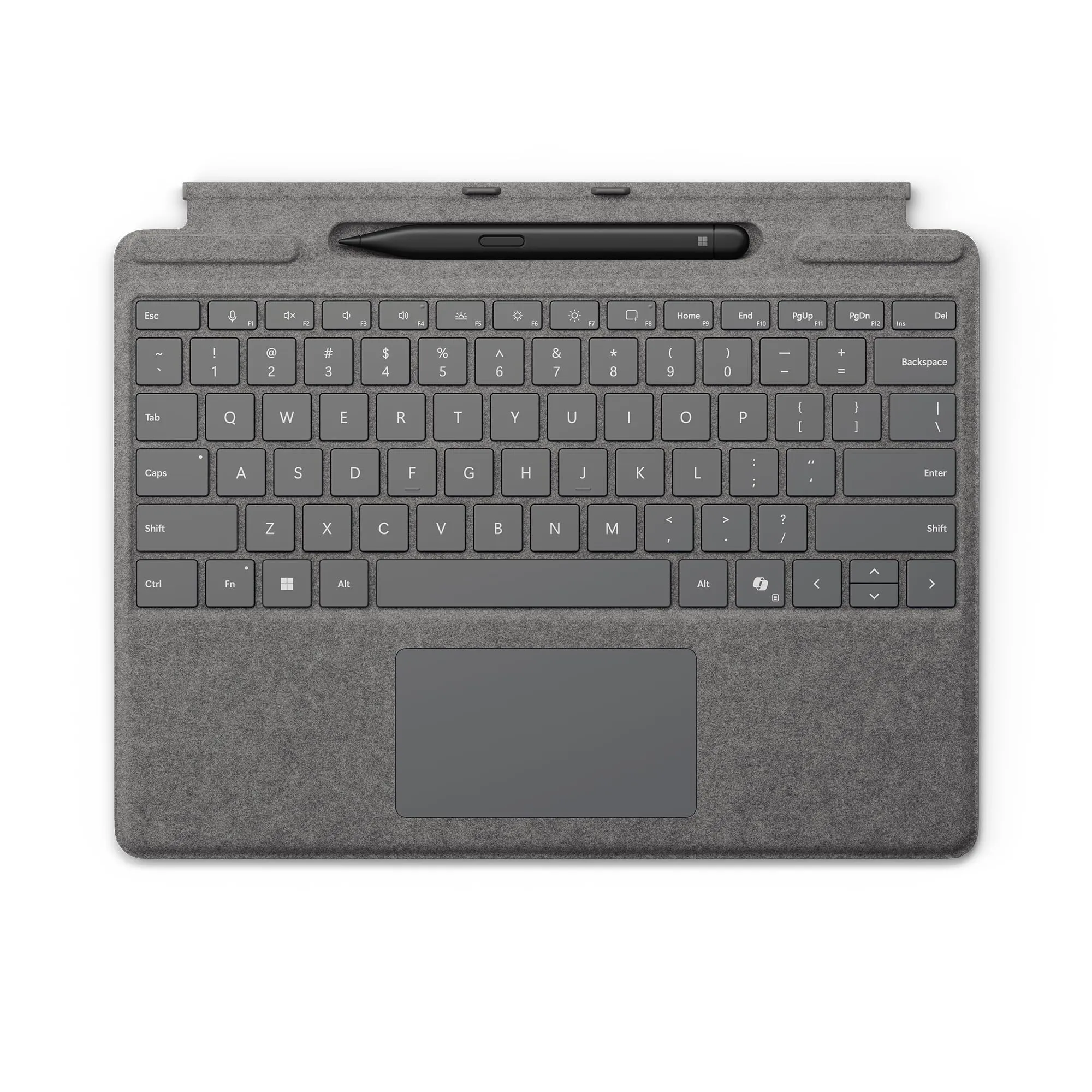 Microsoft Tastiera Surface Pro Keyboard con Slim Pen - Platino