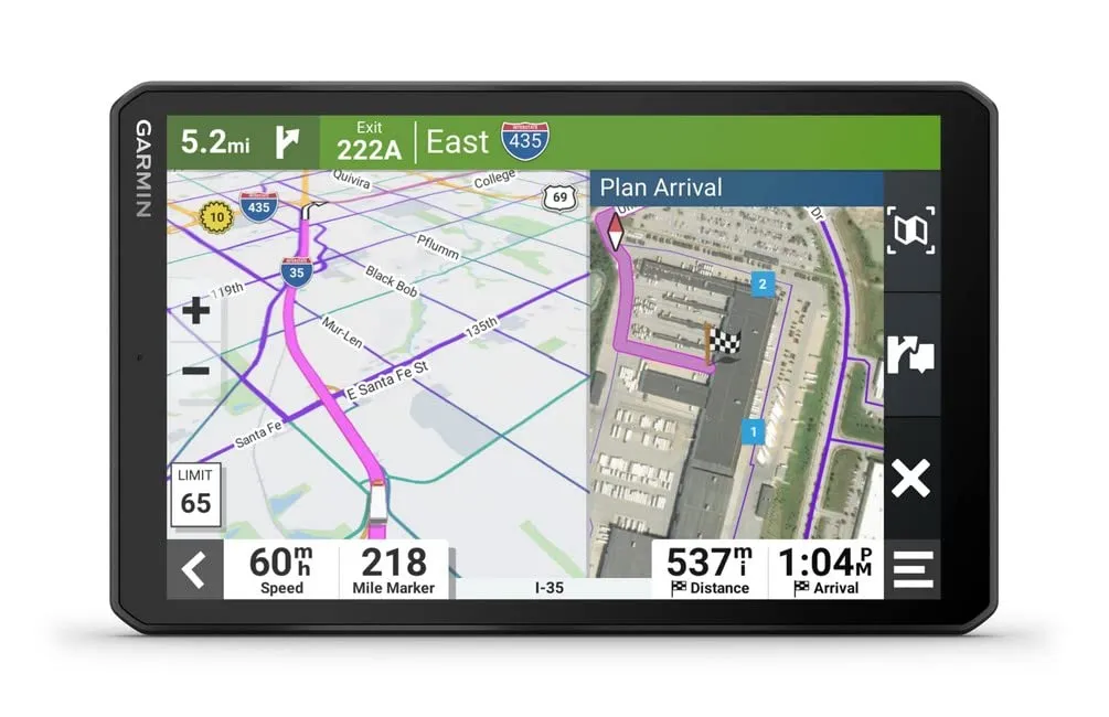 Garmin dēzl LGV810 MTD, Infotraffico DAB, Display da 8", Mappa Europa, Anteprima percorso, Navigazione in base a dimensioni, peso e carico trasportato