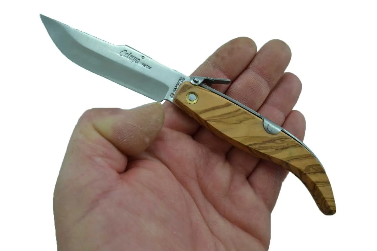 Coltello Celaya Classic Albacete di Legno d'ulivo 8 cm