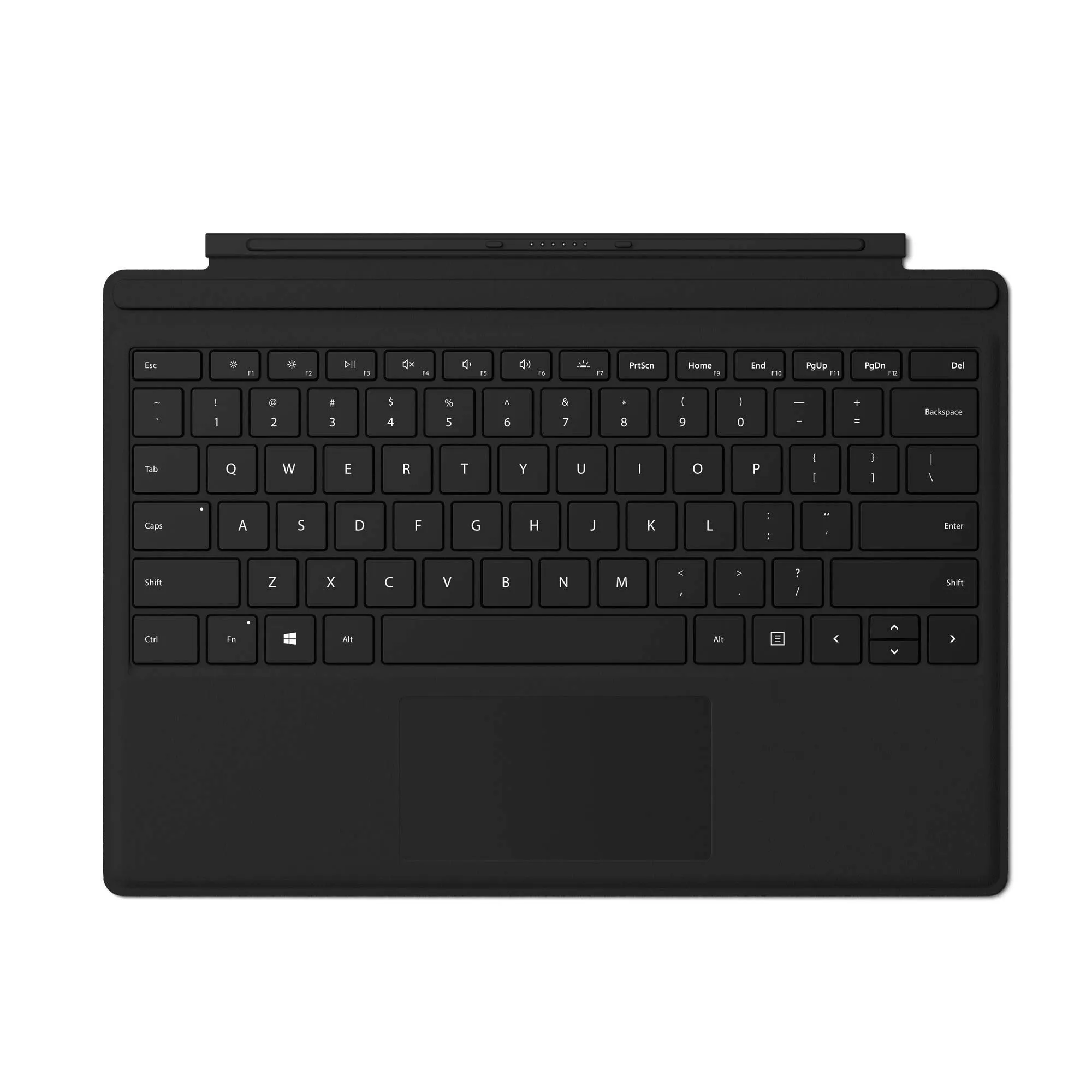 Microsoft Surface Pro Type Cover (per Surface Pro 4-7) (QWERTY Italiano) Nero (Ricondizionato)