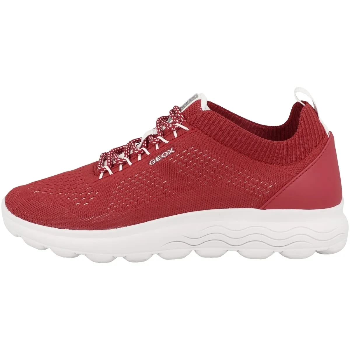 Geox D Spherica A, Sneakers Donna, Rosso Red, 40 EU